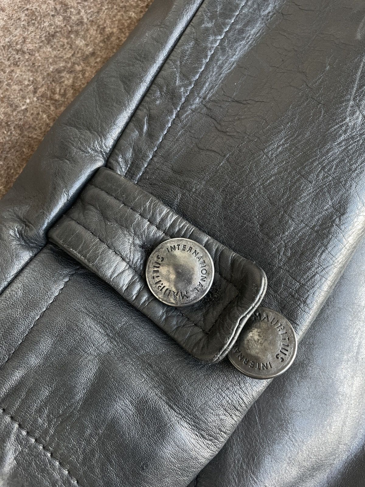 Other Mauritius Leather Pea Coat Size US L / EU 52-54 / 3 - 5 Thumbnail