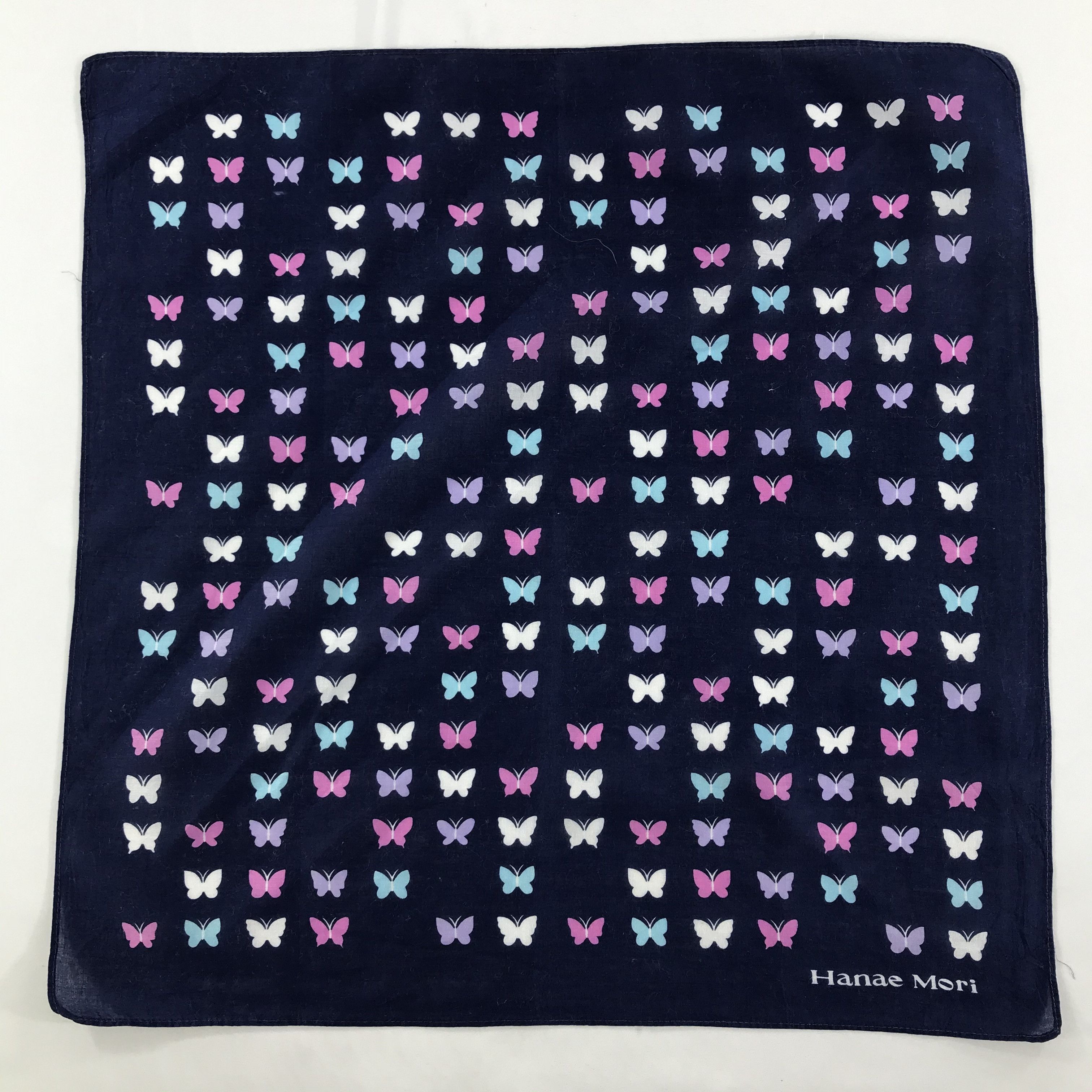 Hanae Mori × Vintage Hanae Mori Bandana / Handkerchief / Neckerchief - S1478 Size ONE SIZE - 1 Thumbnail