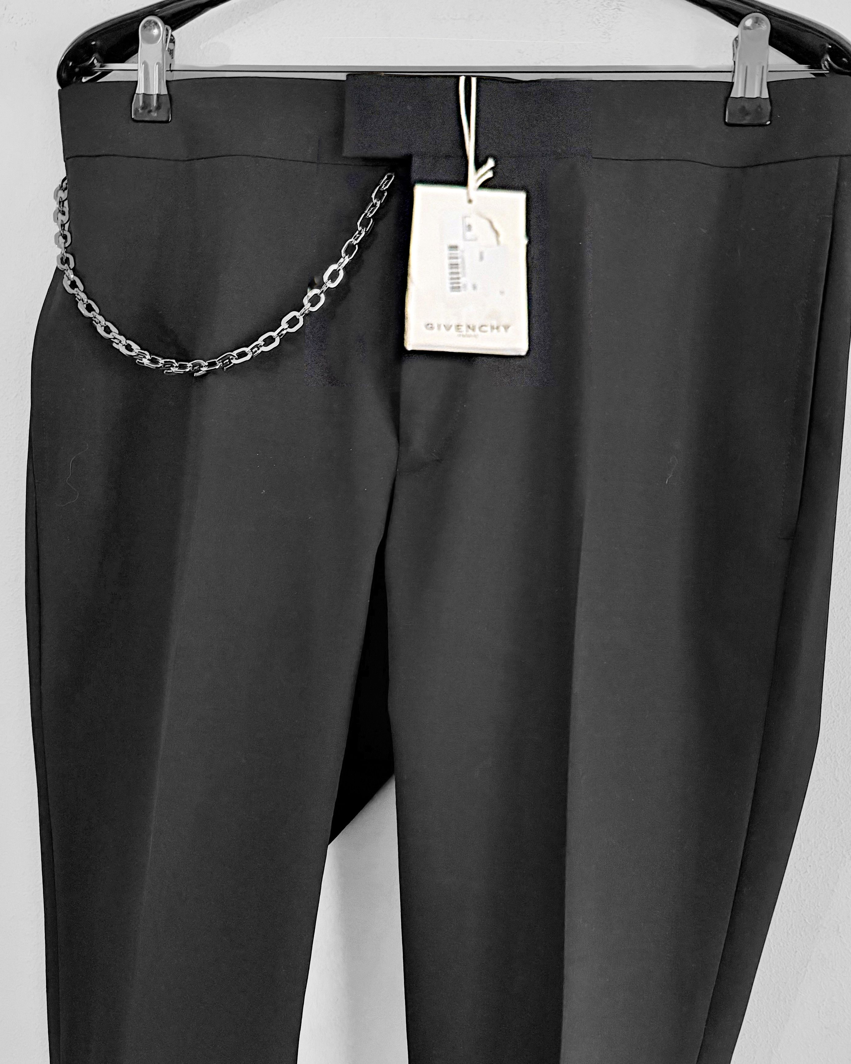 Givenchy Debut 4G Chain Detail Tailored Trousers Size US 34 / EU 50 - 5 Thumbnail