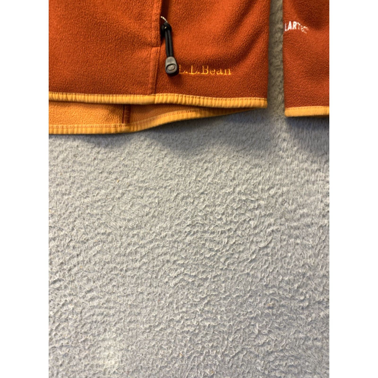 Vintage L.L. Bean Polartech Hoodie Sweatshirt Jacket Men’s L Fire Brown Relaxed Mens Size US L / EU 52-54 / 3 - 3 Thumbnail