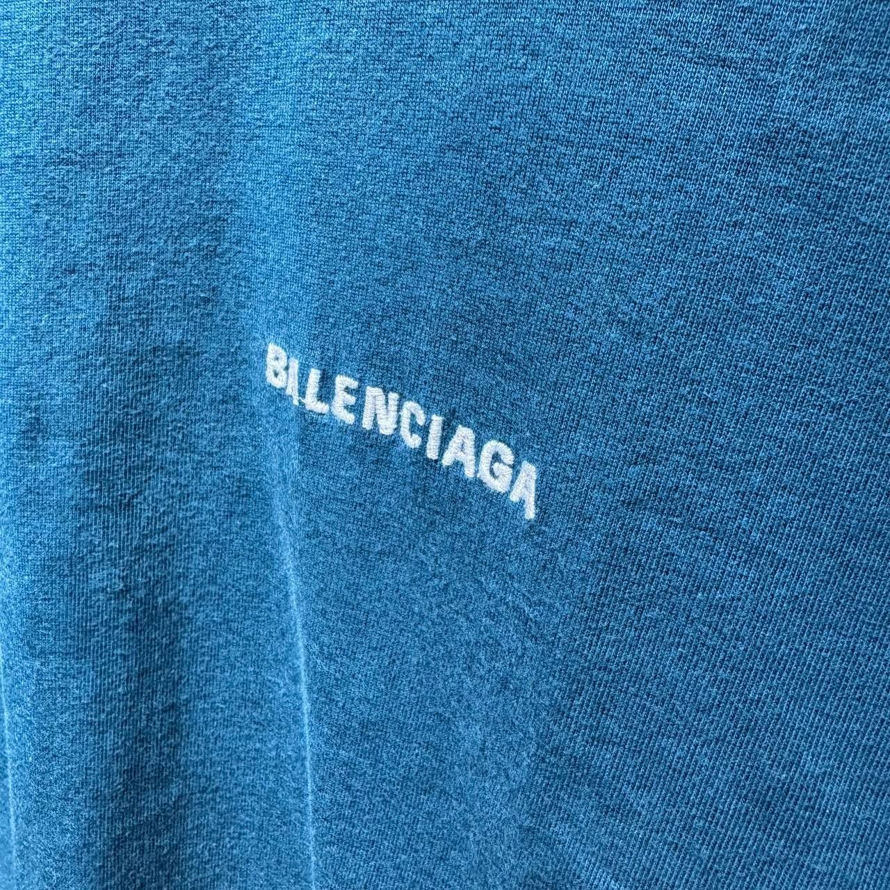 Balenciaga Balenciaga Spell out logo embroidered tee Size US M / EU 48-50 / 2 - 6 Thumbnail