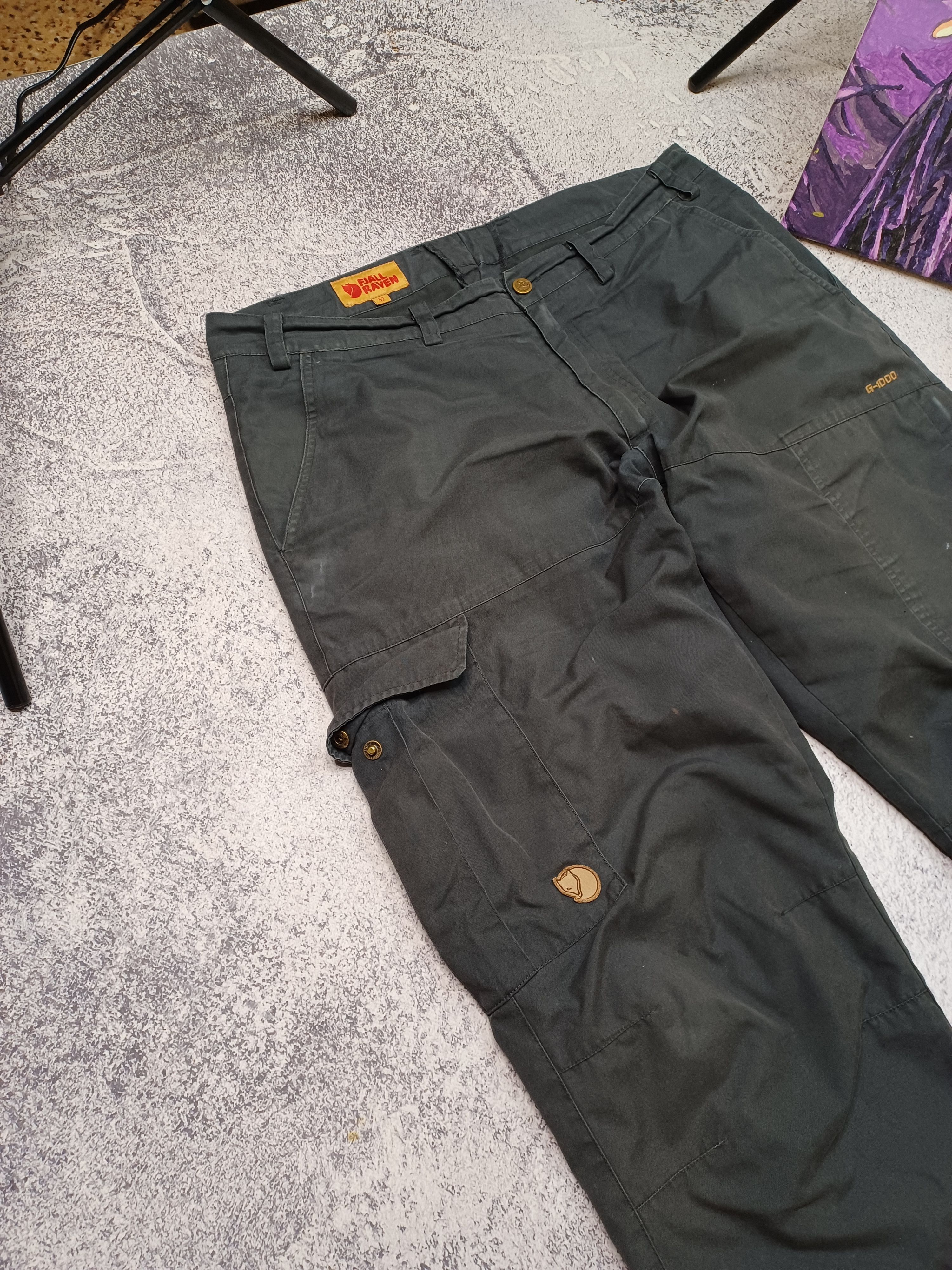 Fjallraven × Vintage Fjallraven g1000 Grey Pants Size US 36 / EU 52 - 5 Thumbnail