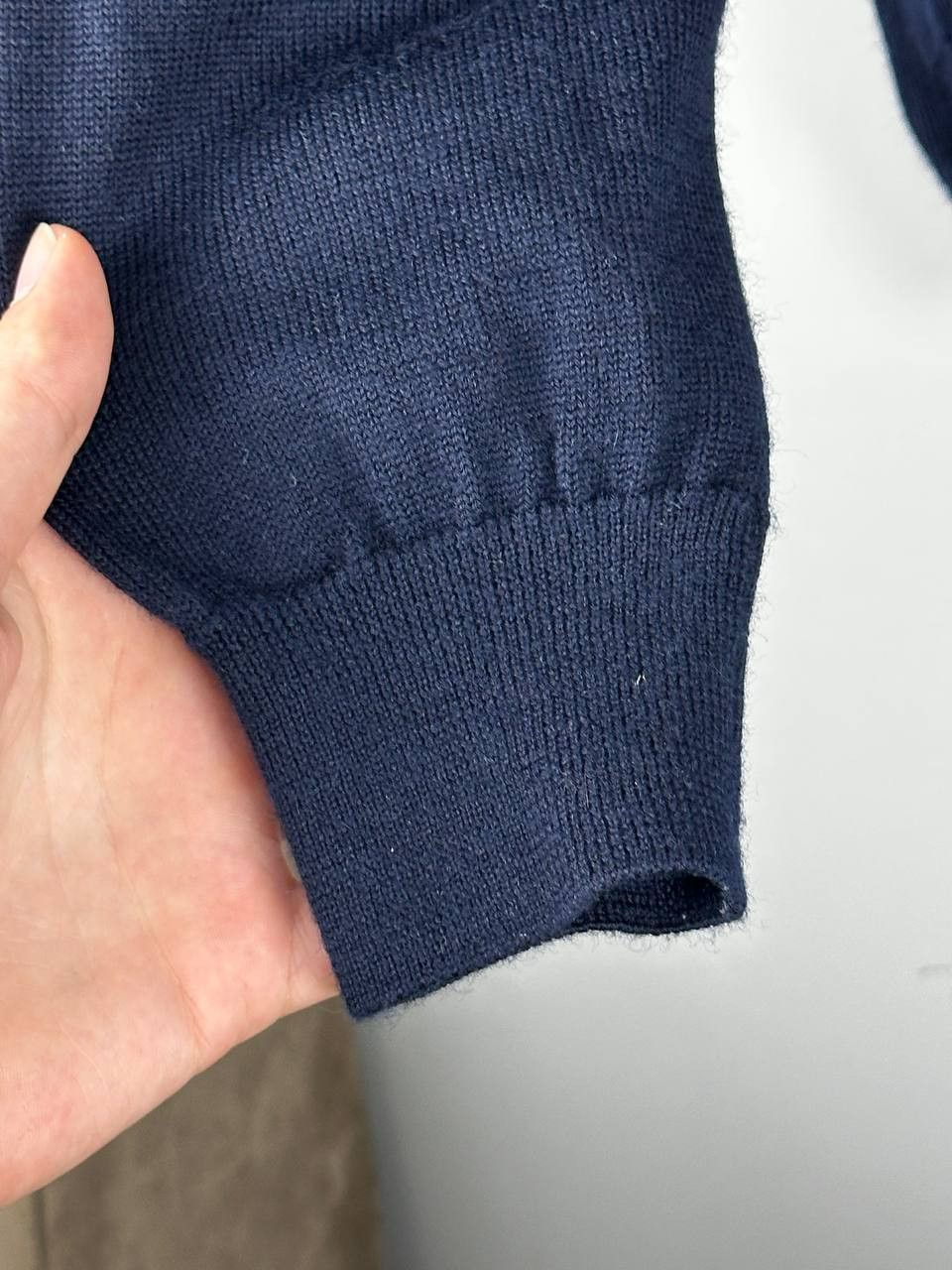 Lacoste Vintage Lacoste Wool Navy Turtleneck Sweater Size US XL / EU 56 / 4 - 7 Thumbnail