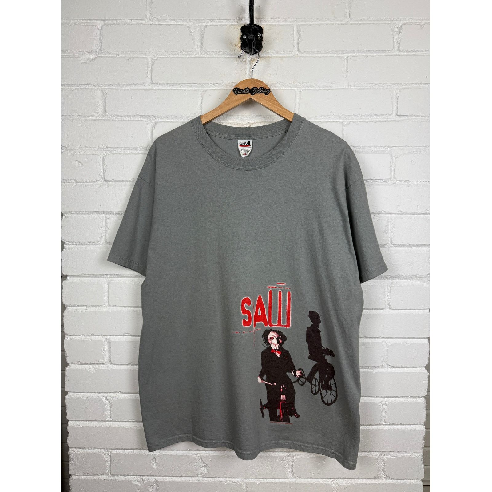 Vintage Vintage Saw Jigsaw Tricycle Horror Movie Promo T Shirt SXL Size US XL / EU 56 / 4 - 1 Thumbnail