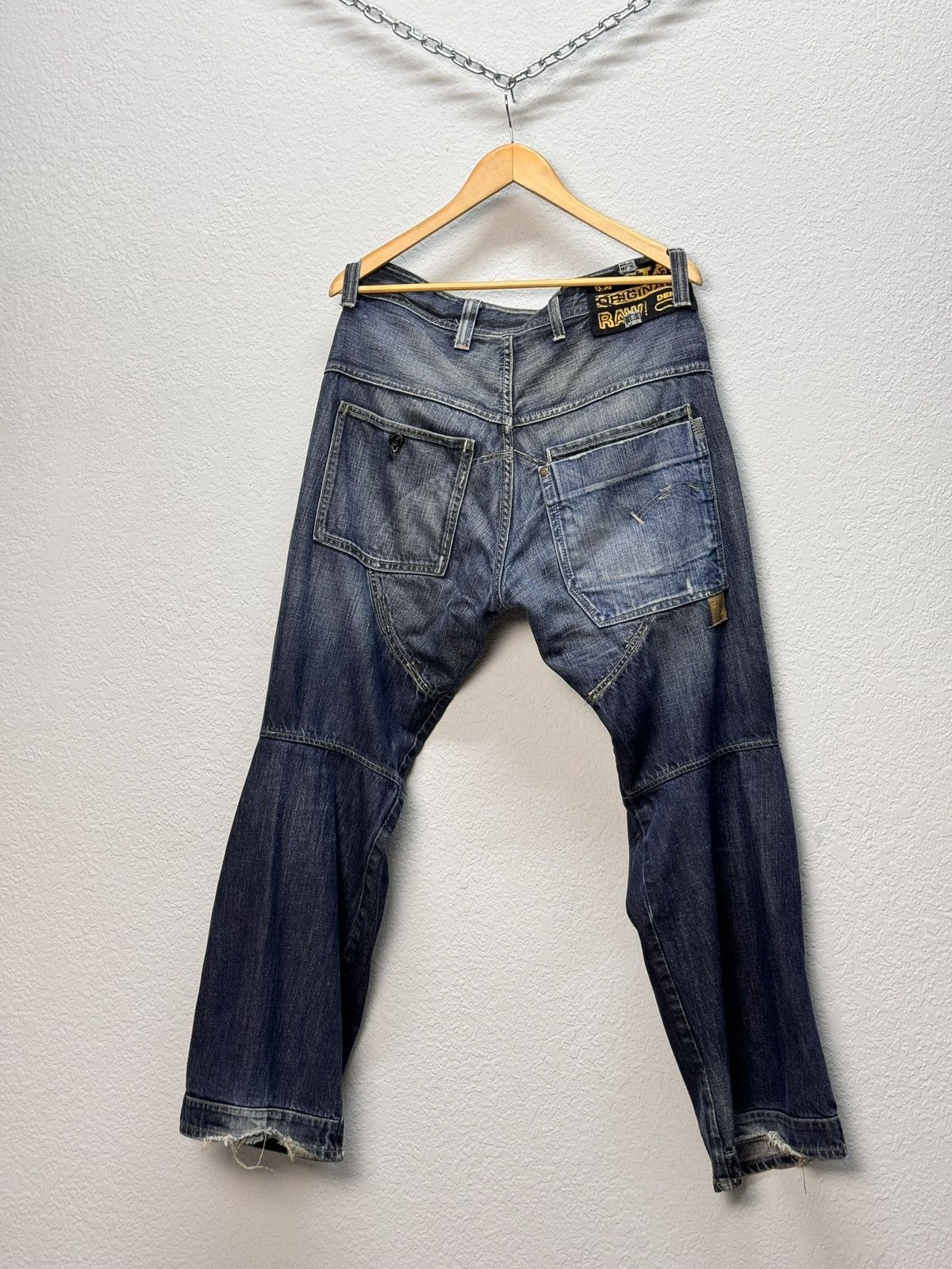 Vintage Vintage Junya Watanabe Style G Star raw Bondage Cargo Pans Size US 34 / EU 50 - 9 Thumbnail