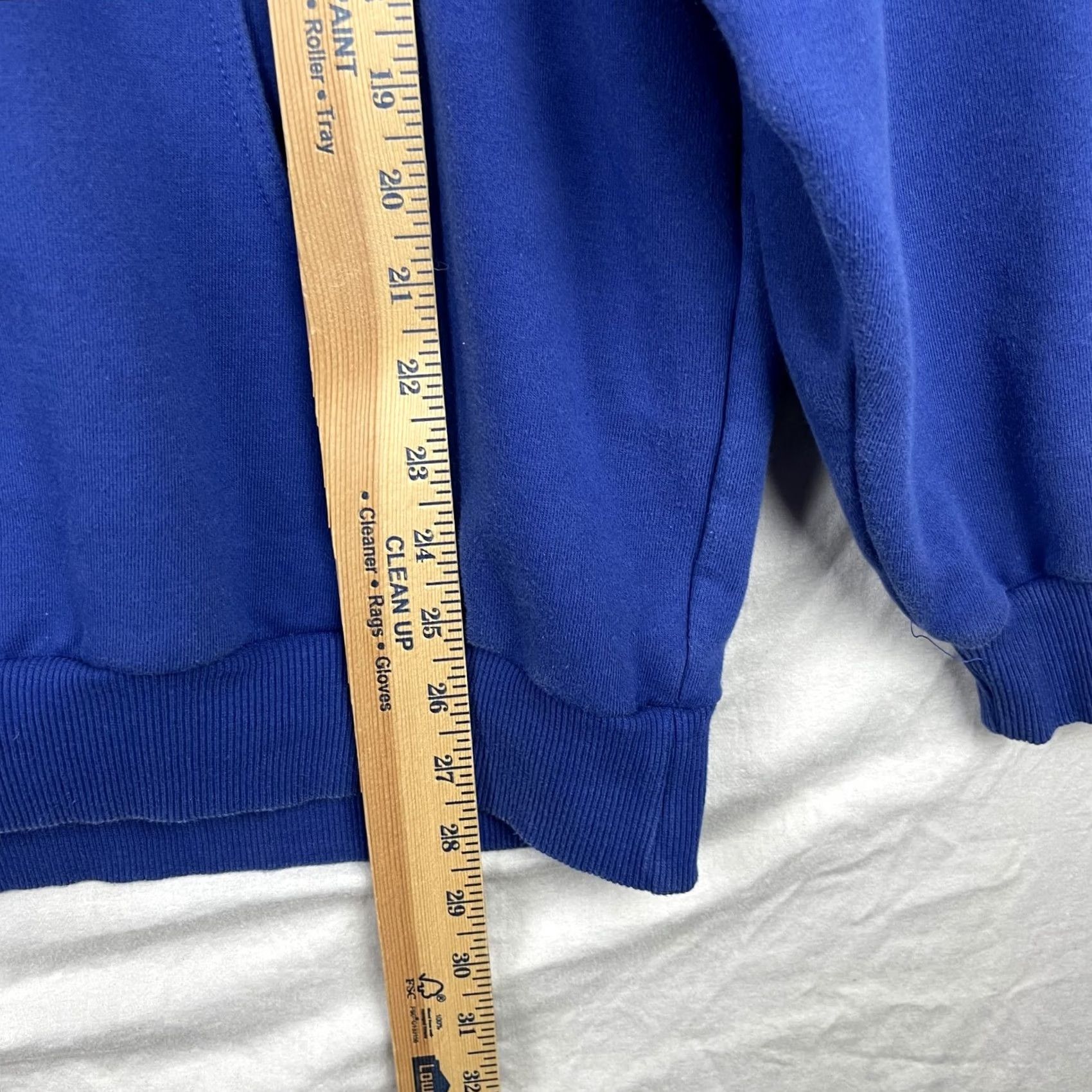 Vintage VINTAGE Superman Hoodie Mens XL Blue Sweatshirt Comics Superhero Y2K Graphic Print Hooded Pullover Size US XL / EU 56 / 4 - 7 Thumbnail