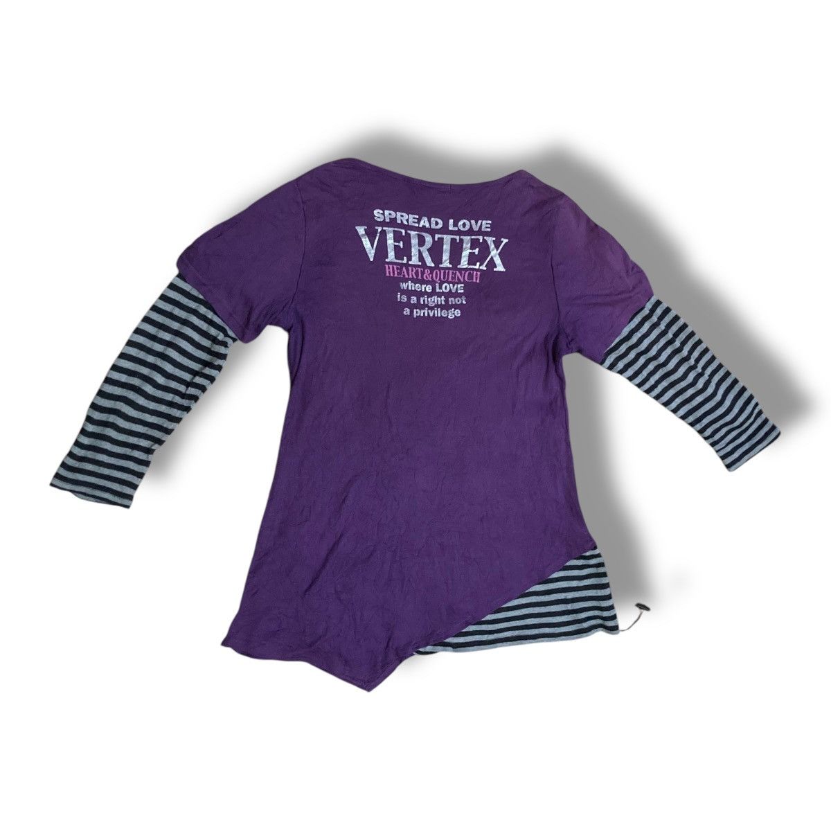 If Six Was Nine ECRIRE SEXY LADIES WORDING DOUBLE LAYER LONG SLEEVE TSHIRT Size XXL / US 16-18 / IT 52-54 - 3 Thumbnail