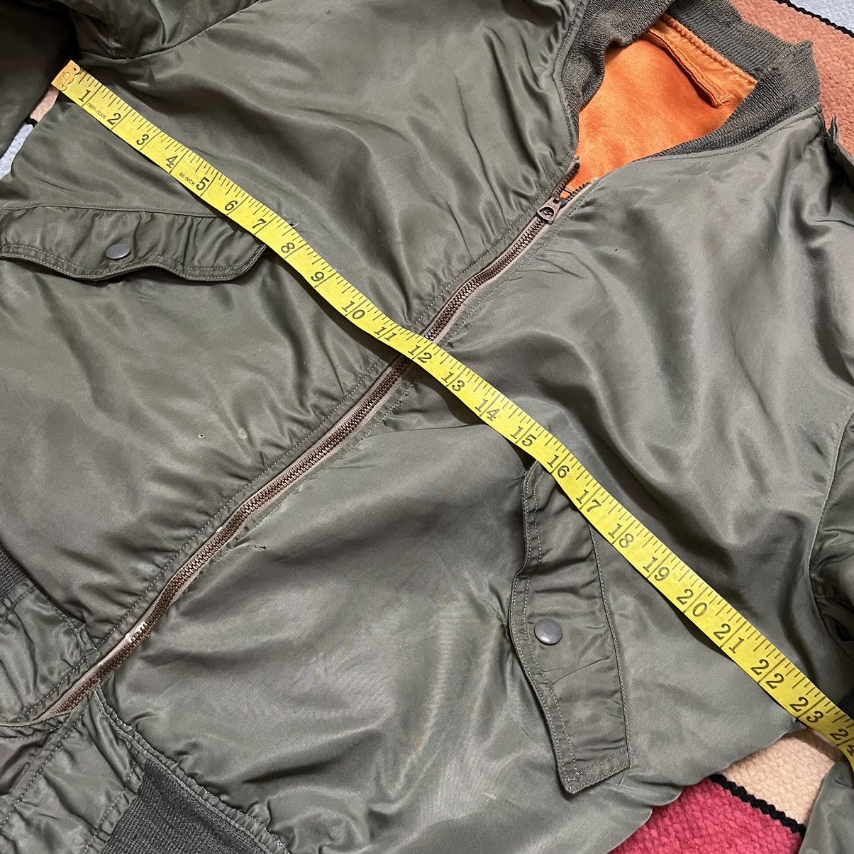 Alpha Industries × Avirex × Vintage Authentic Vintage Avirex Alpha Industry USN 70's Bomber Size US S / EU 44-46 / 1 - 13 Thumbnail
