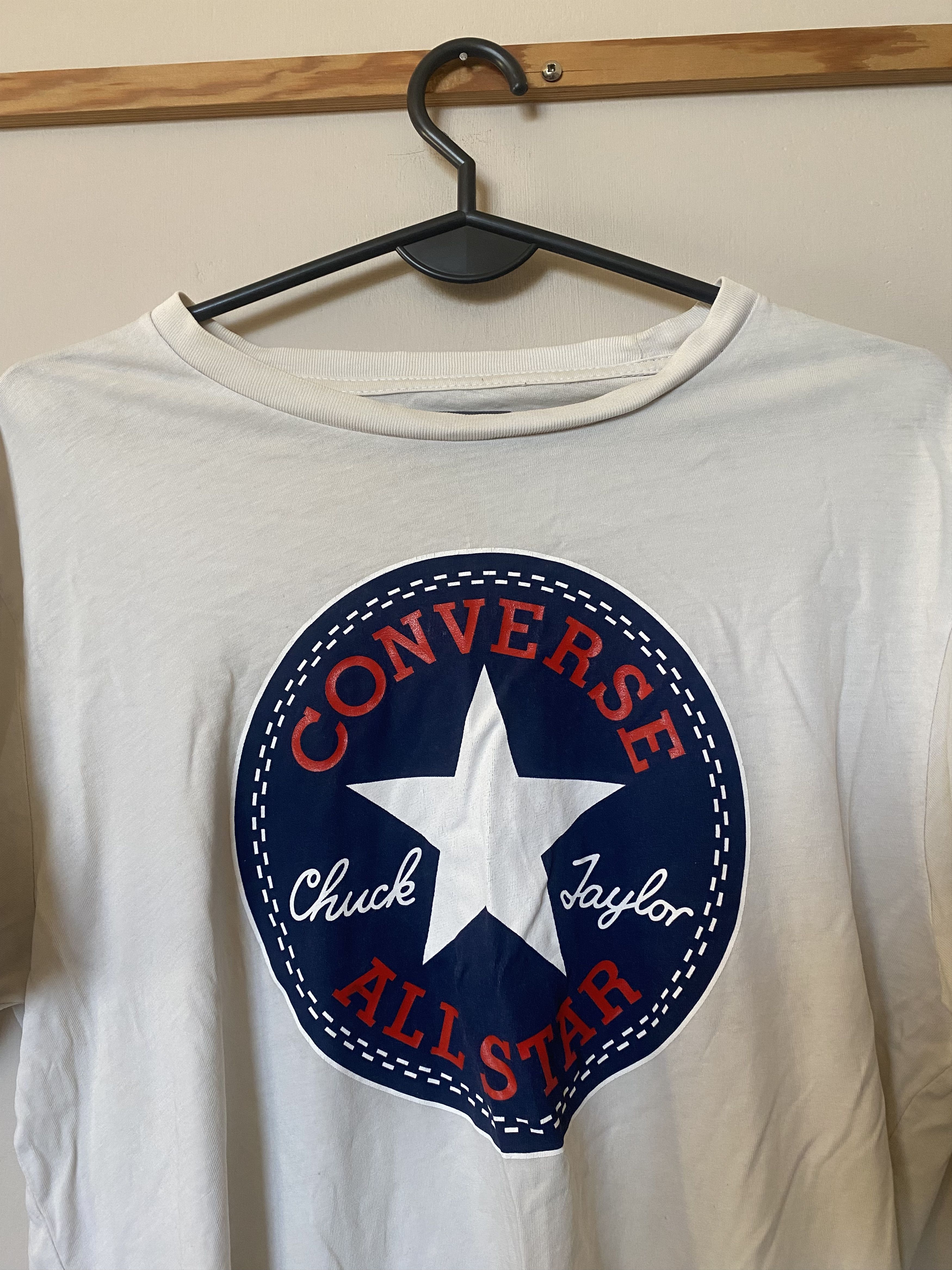 Converse Men's T-Shirt - White - CONVERSE - SALE Size US M / EU 48-50 / 2 - 3 Thumbnail