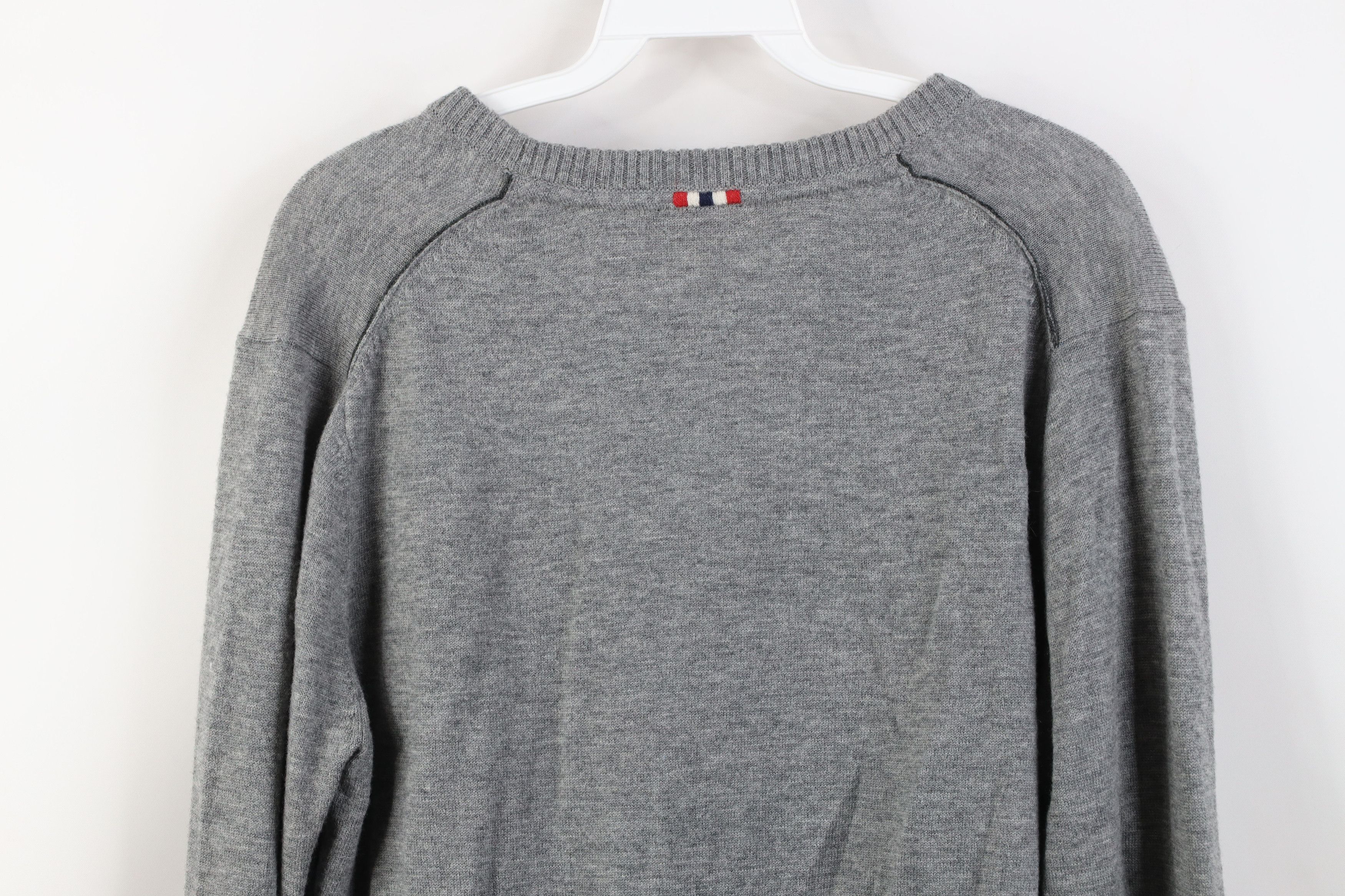Napapijri Napapijri Geographic Lightweight Wool V-Neck Sweater Gray Size US M / EU 48-50 / 2 - 15 Thumbnail