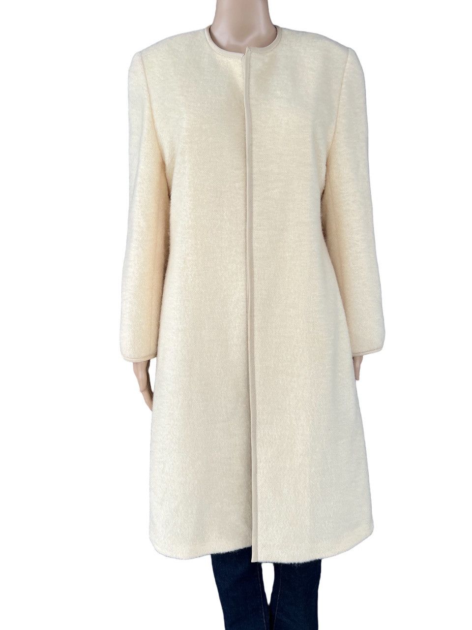 image of Amanda Wakeley Coat in White, Women's (Size Large)