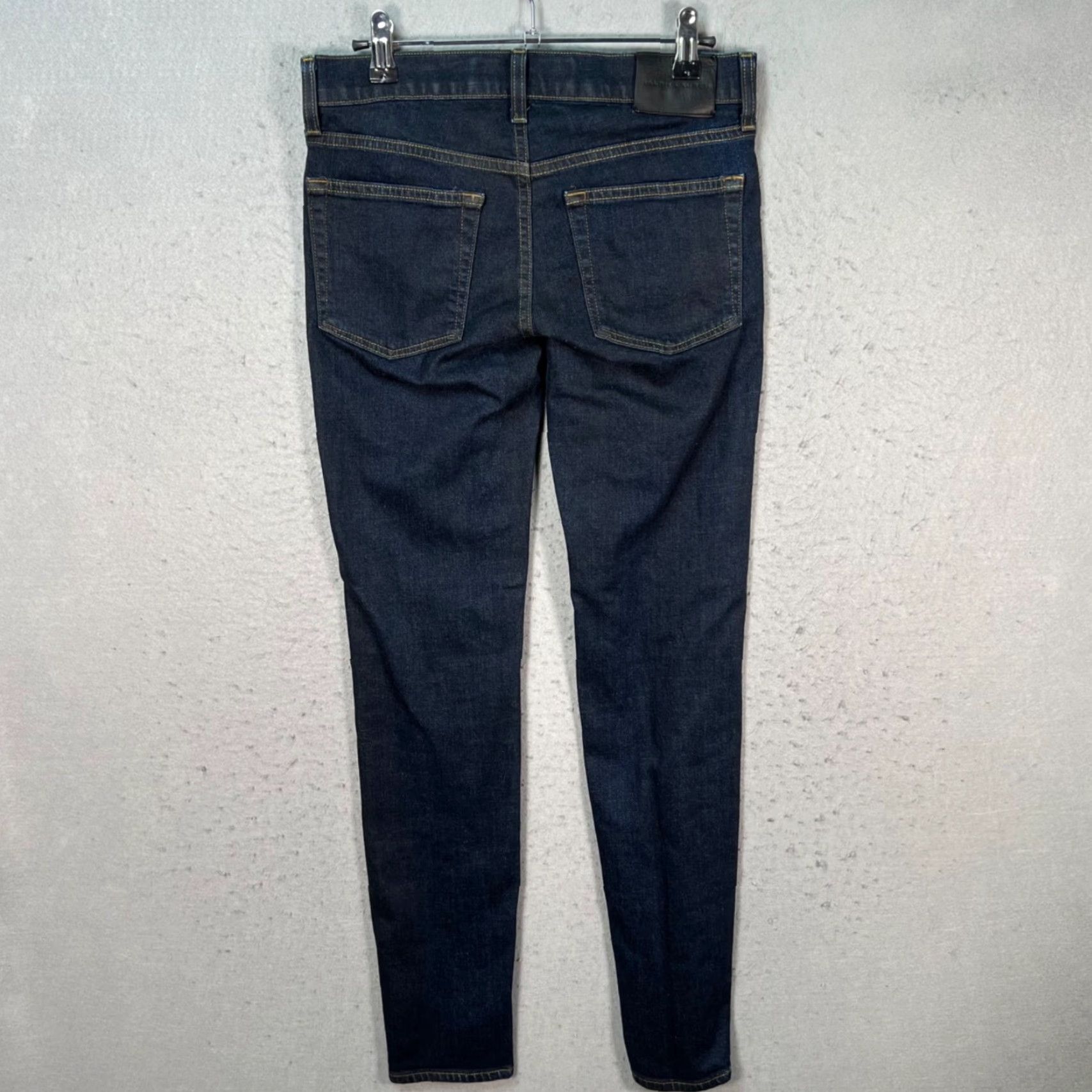 Ralph Lauren Ralph Lauren Womens Jeans Size 28 Coated Dark Wash Skinny Mid-Rise Stretch Denim Size 28" / US 6 / IT 42 - 2 Thumbnail