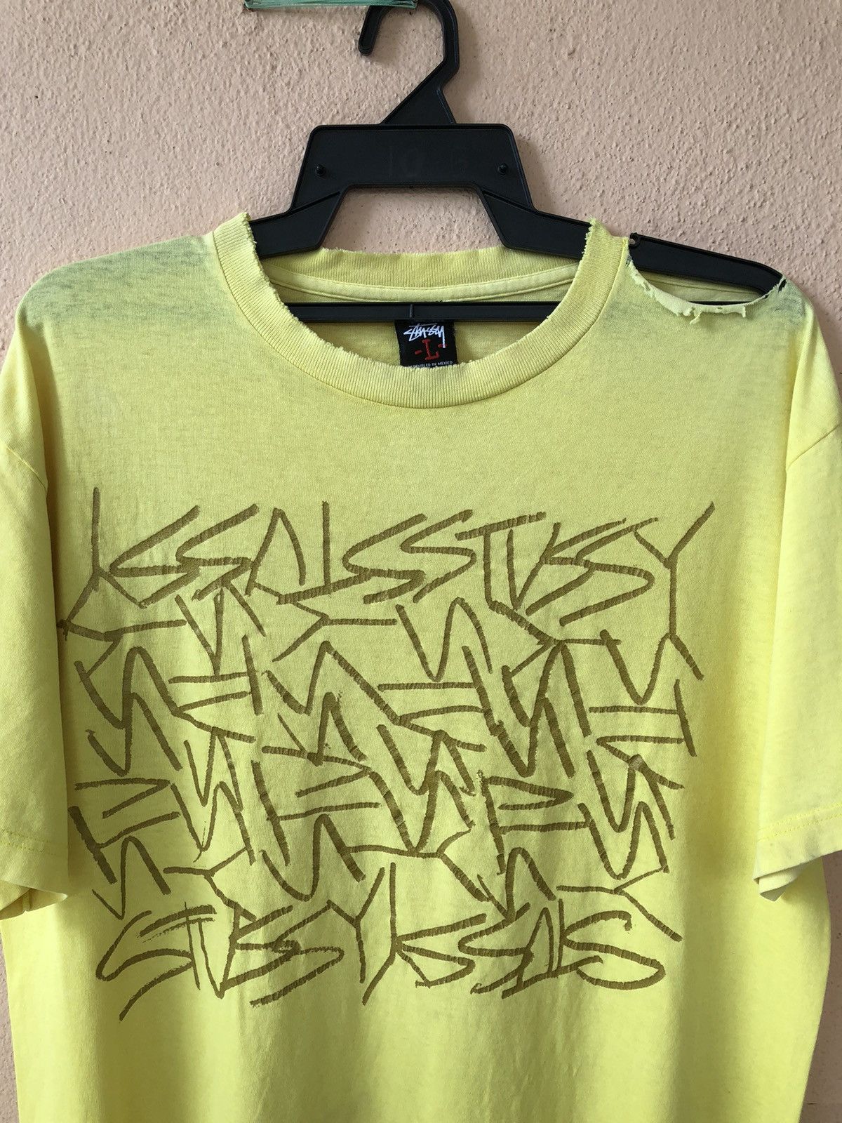 Stussy × Vintage Thrashed 💥 Vintage STUSSY X HAZE Size US L / EU 52-54 / 3 - 2 Thumbnail