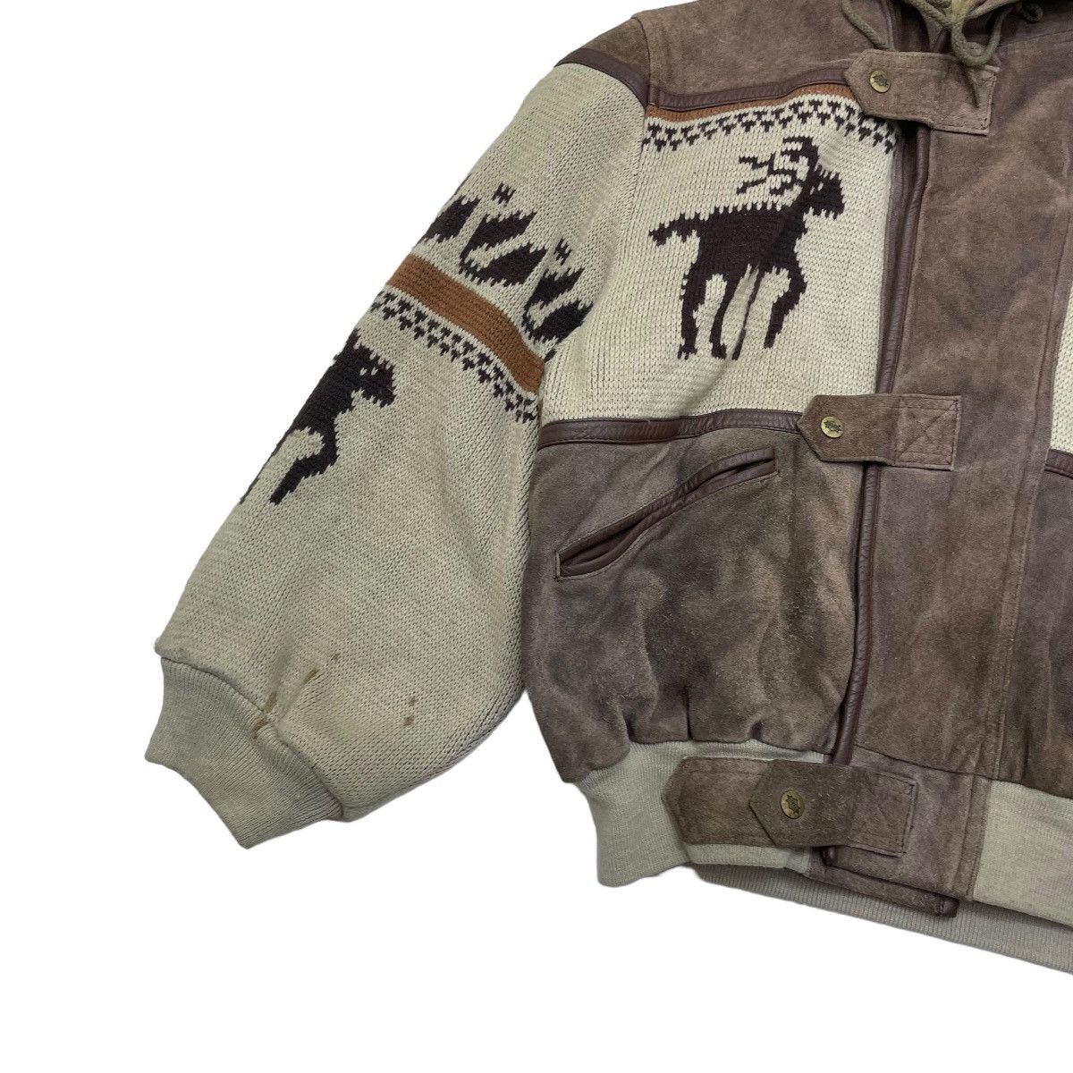Native Vintage Japanese Brand ALLIX Shearling Native Suede Jacket Size US L / EU 52-54 / 3 - 5 Thumbnail