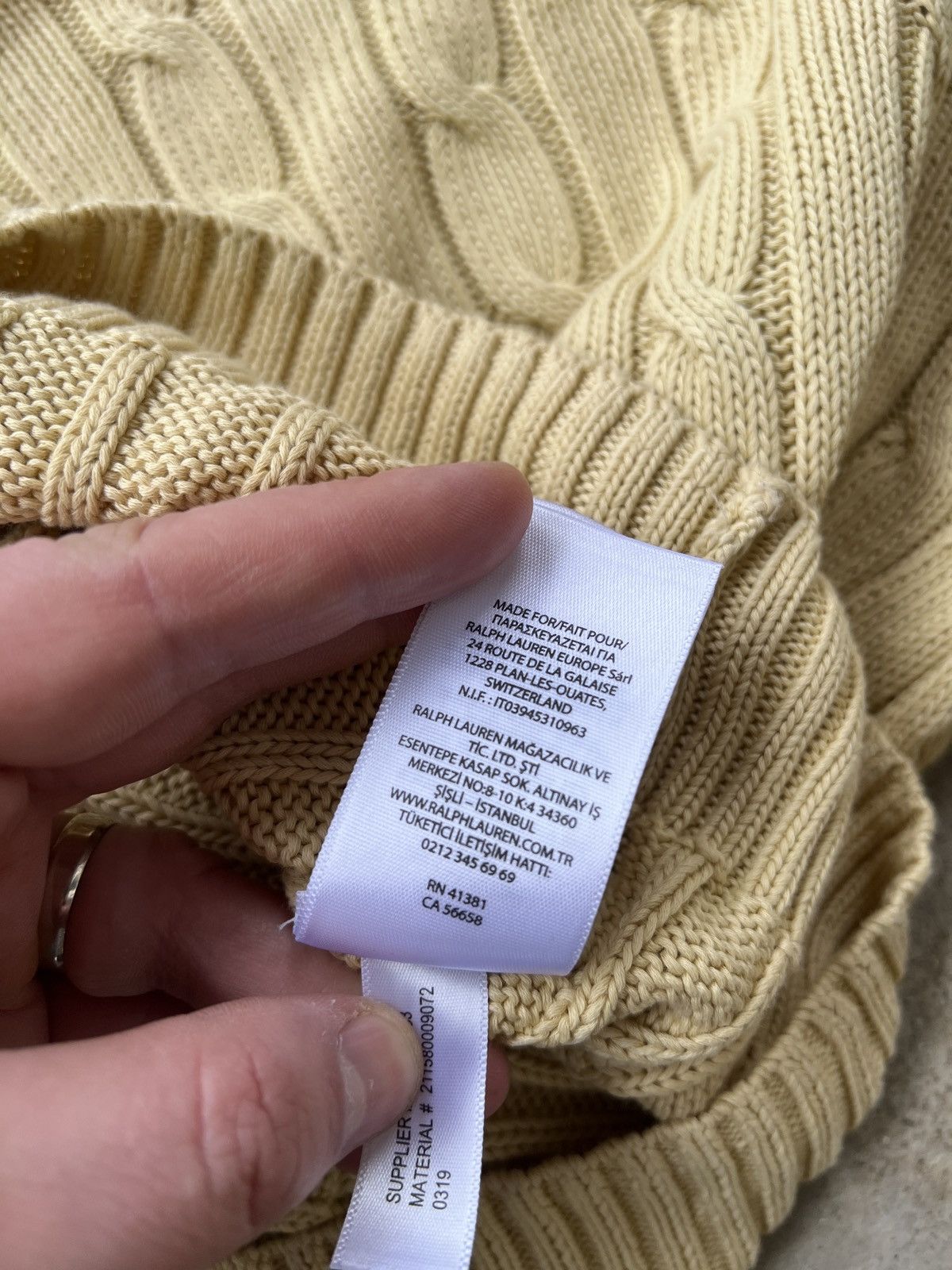 Polo Ralph Lauren Polo Ralph Lauren Cable Knit Sweater Size L / US 10 / IT 46 - 11 Thumbnail