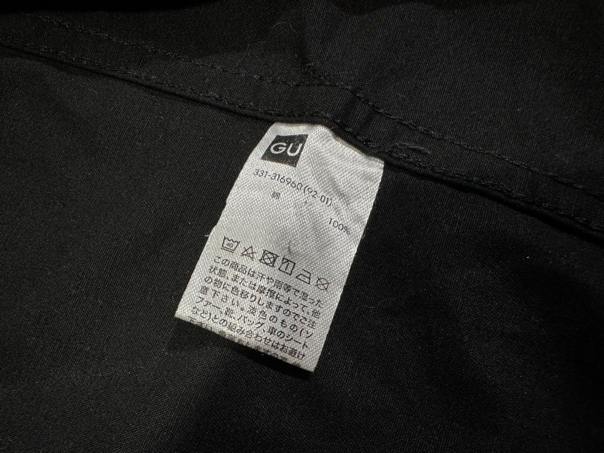 GU × Japanese Brand 🔥Black Type-Military Shirt Short Sleeve Size US XL / EU 56 / 4 - 7 Thumbnail