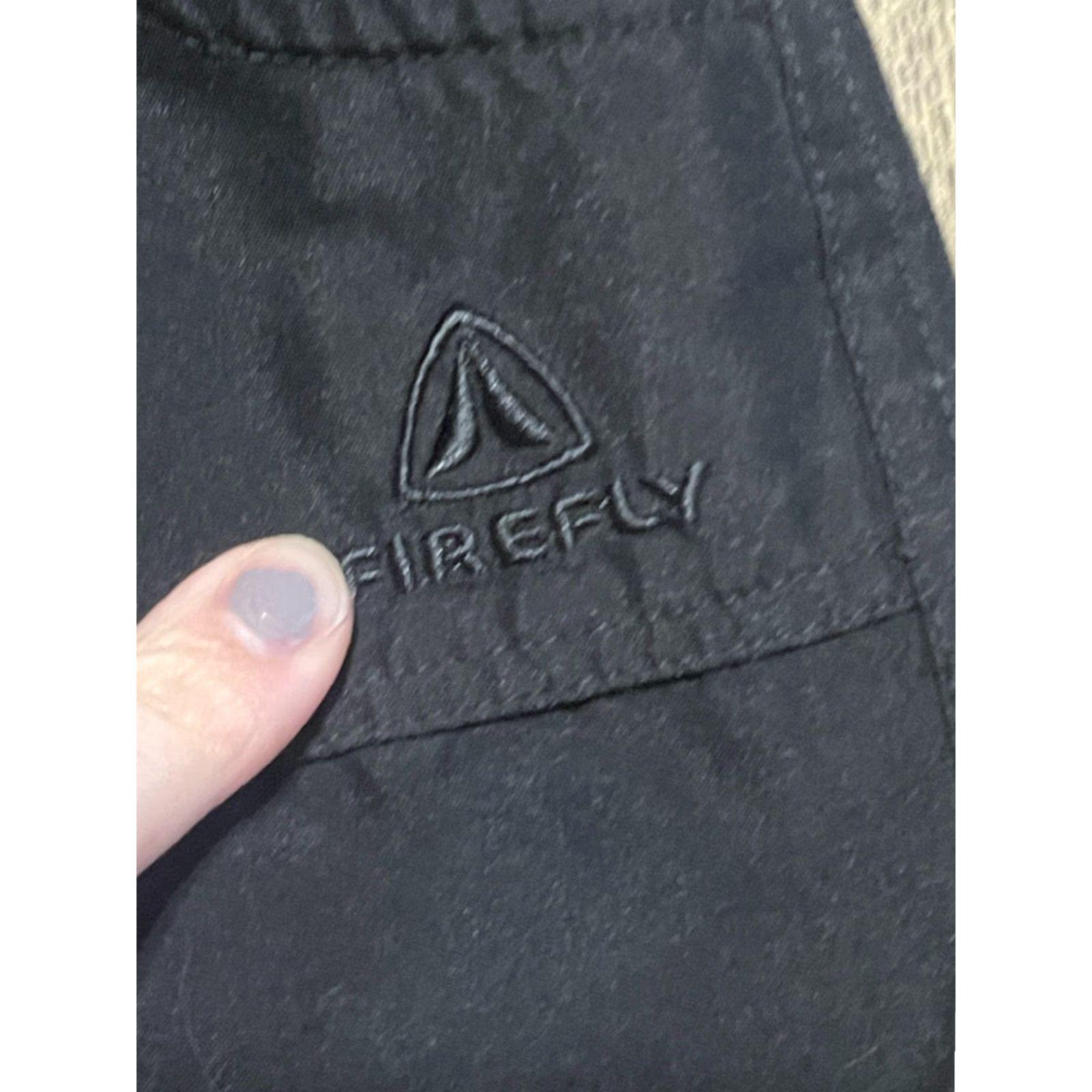 Vintage Firefly Shorts Women's Size Small Black Waist Tie Pockets Modern Casual Size 28" / US 6 / IT 42 - 4 Thumbnail