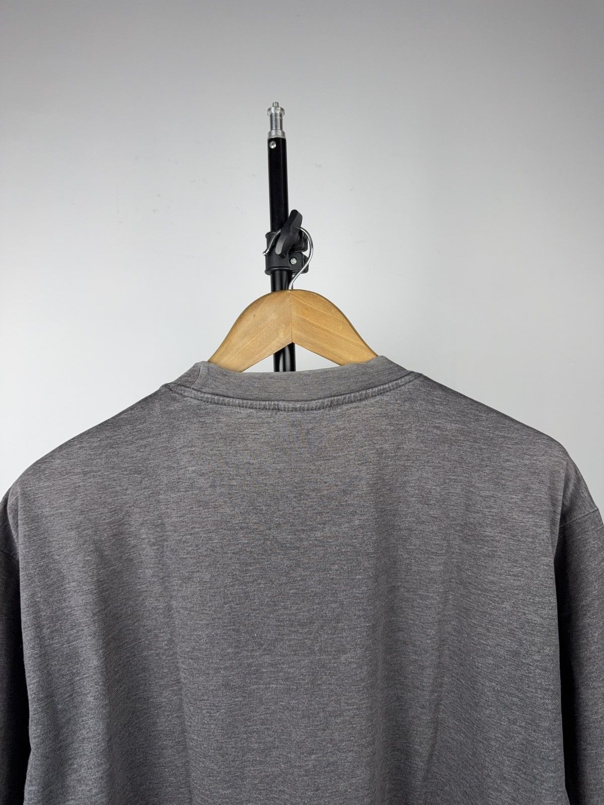 Adidas 90s Retro adidas Faded Grey Logo T-Shirt Vintage Sportswear Size US L / EU 52-54 / 3 - 12 Thumbnail