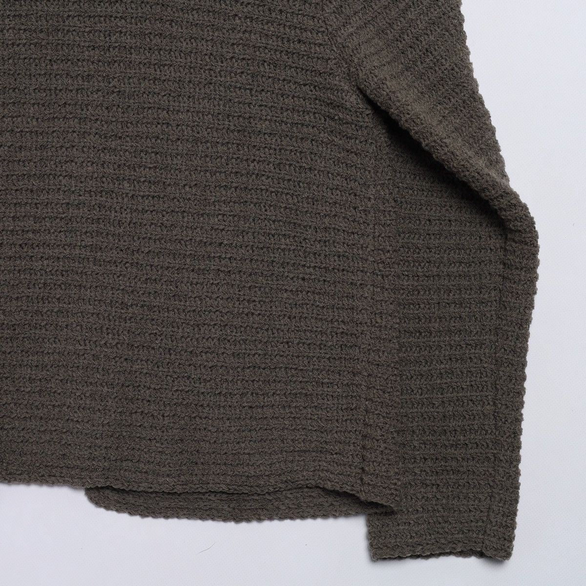 Annette Gortz Annette Gortz Wool Ribbed Cardigan Sweater Khaki Size M / US 6-8 / IT 42-44 - 12 Thumbnail