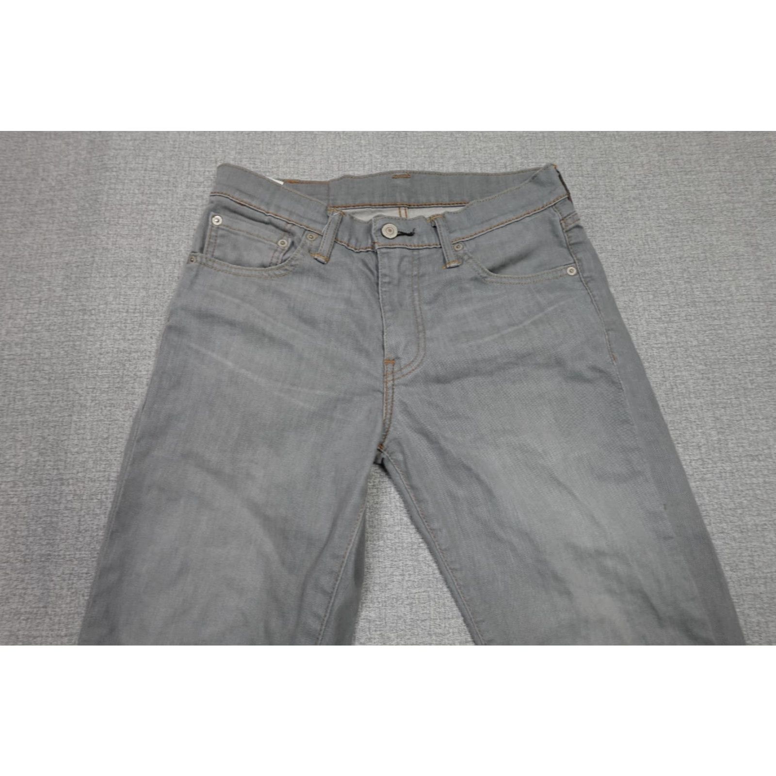 Levi's Levi's 511 Jeans Mens 30x30 Gray Slim Fit Light Wash Western USA Size US 30 / EU 46 - 2 Thumbnail