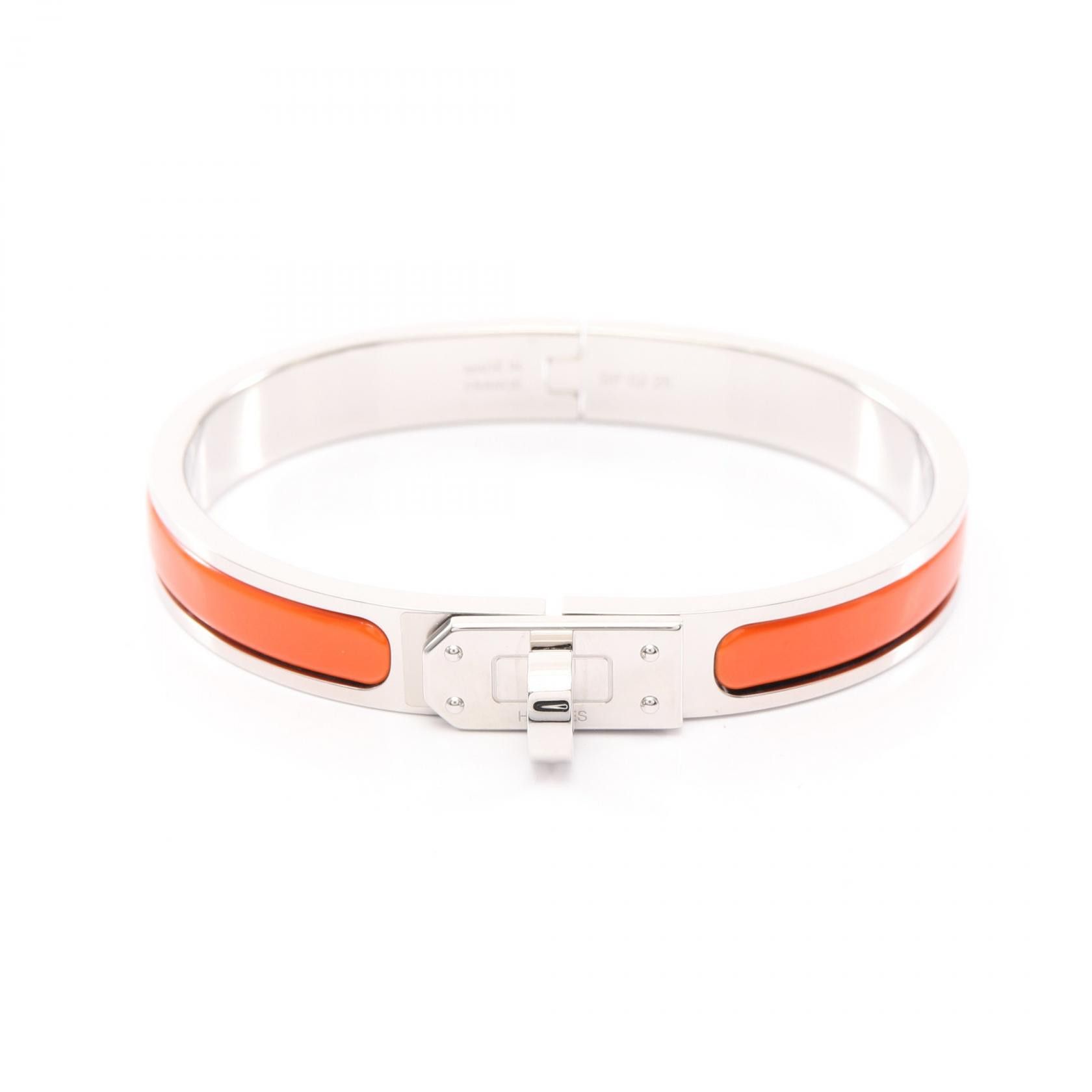 Hermes Hermes Hermes Mini Click Kelly Bangle Metal Bangle DUTY FREE for USA Size ONE SIZE - 1 Thumbnail