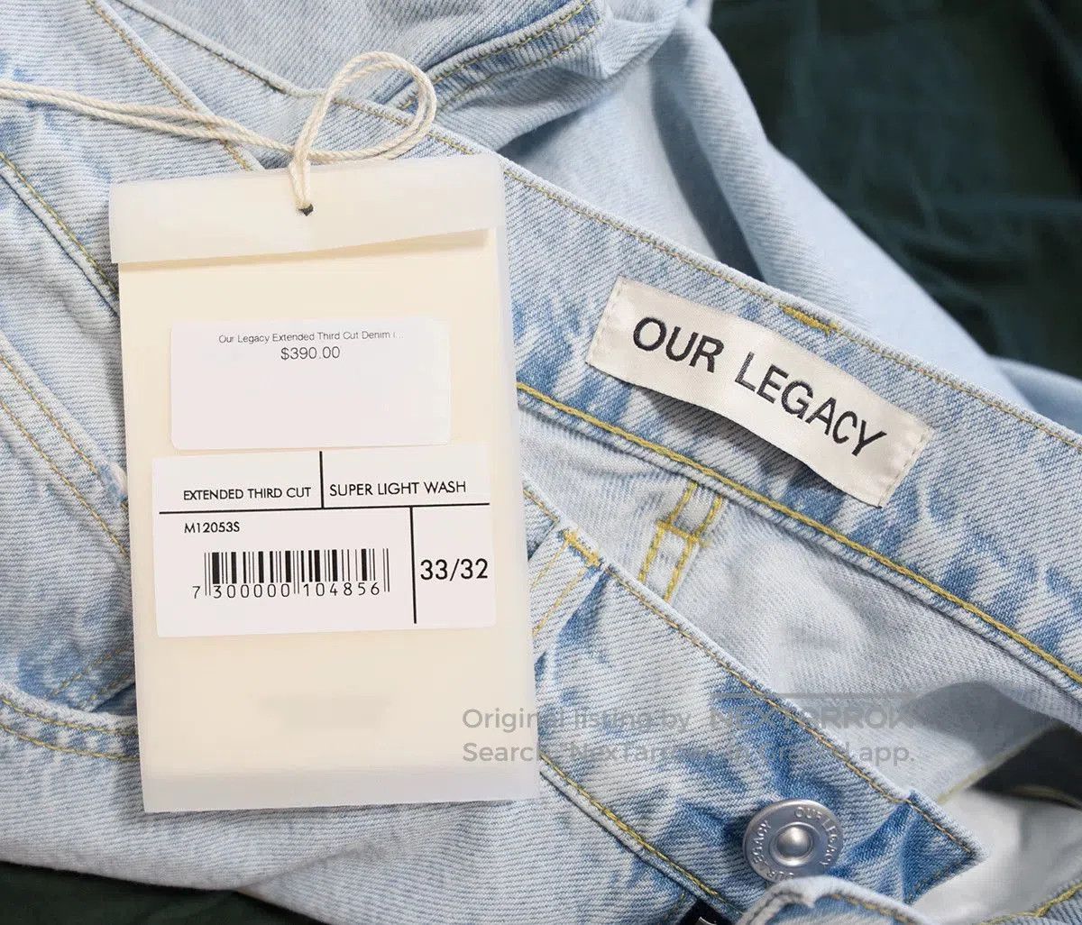 Our Legacy Our Legacy Extended Third Cut Denim Pants. Size US 33 - 5 Thumbnail