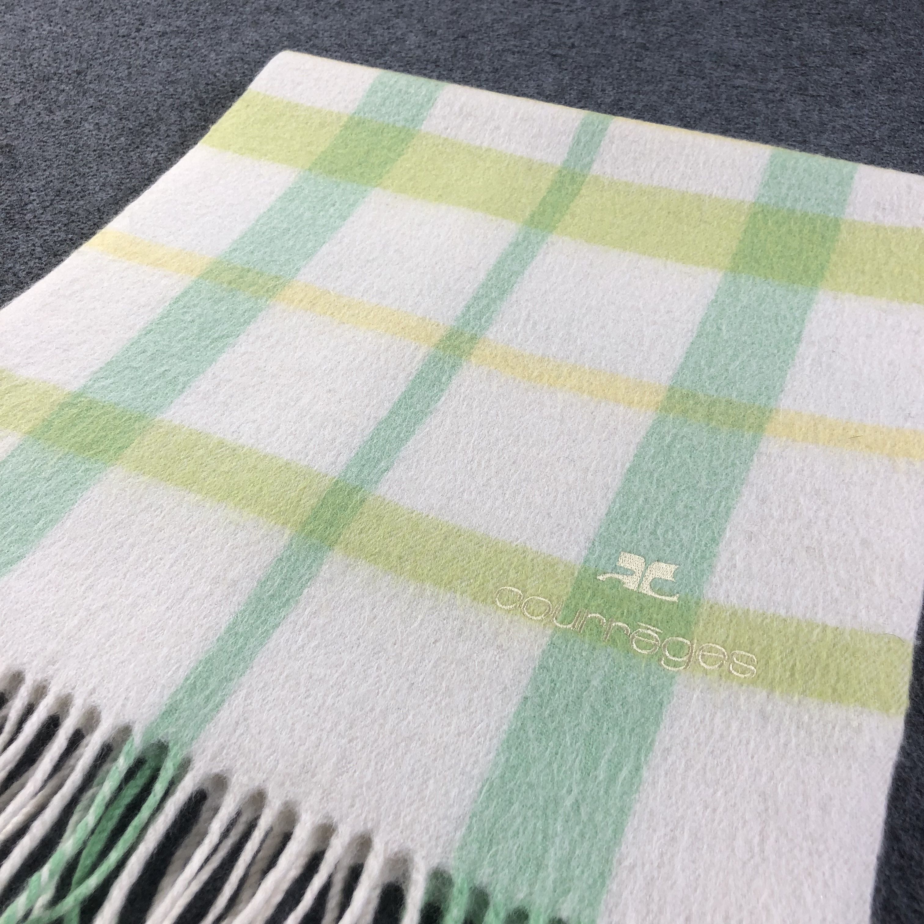 Courreges Courreges Wool Scarf Muffler V1164 Size ONE SIZE - 3 Thumbnail