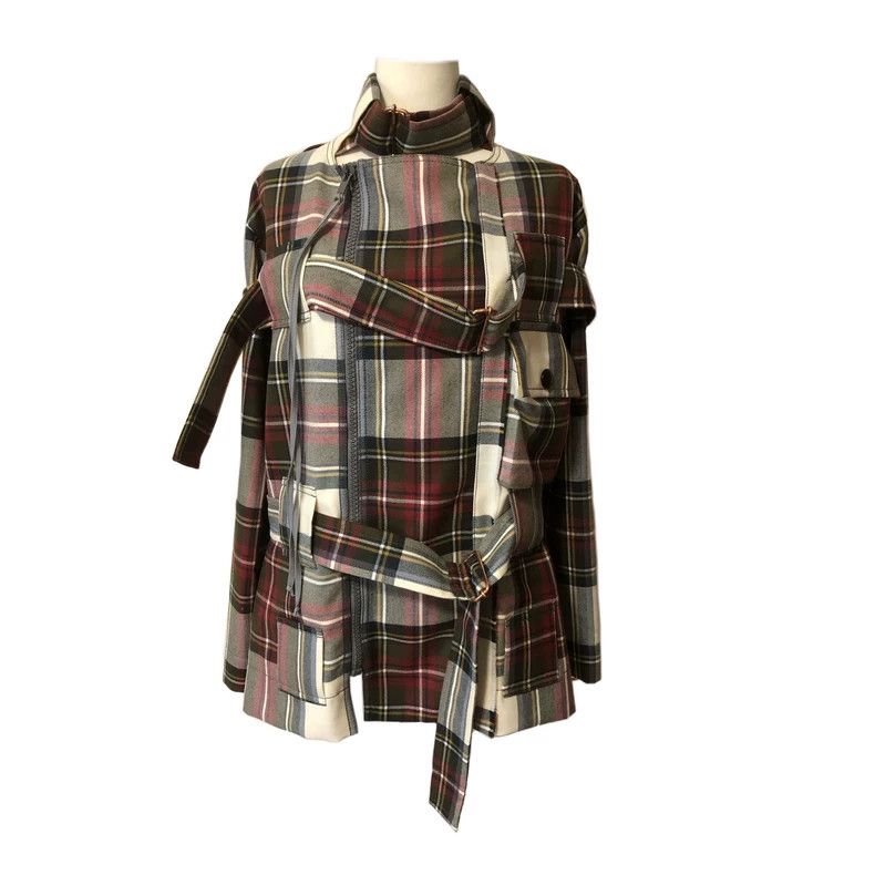 Vivienne Westwood Vivienne Westwood Tie-on plaid jacket coat Size S / US 4 / IT 40 - 1 Thumbnail
