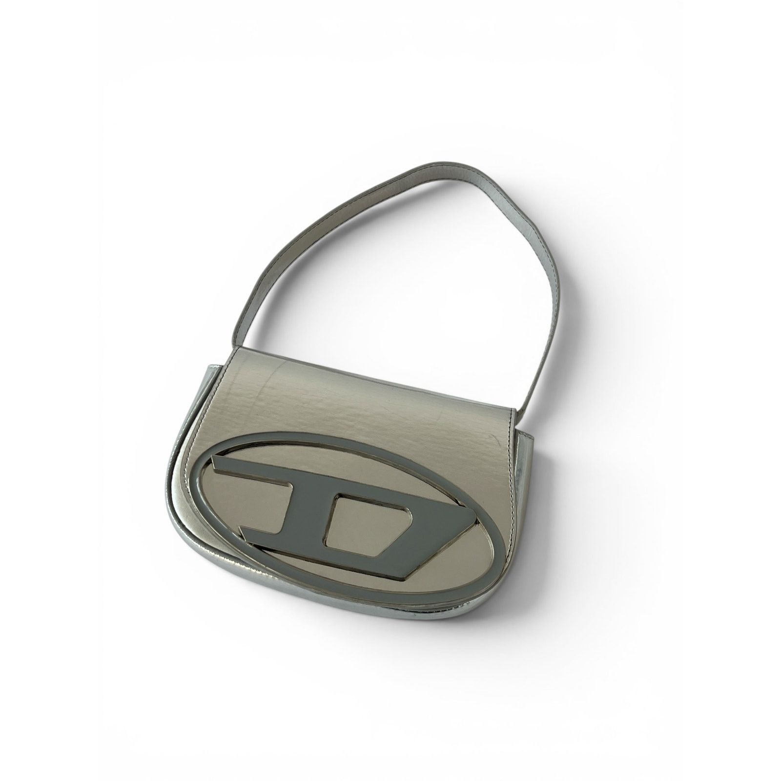 Diesel Diesel Metallic Silver Shoulder Bag Size ONE SIZE - 3 Thumbnail