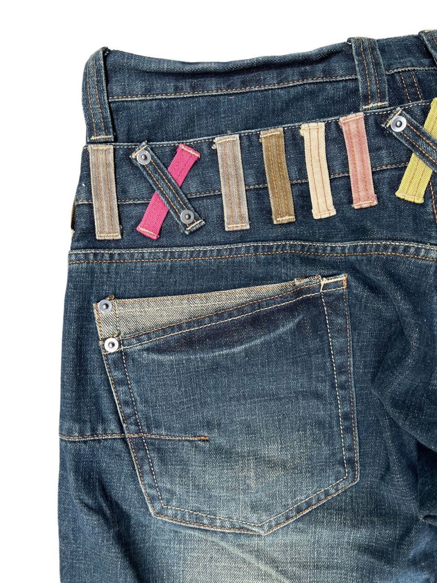 Japanese Brand Dominate double waist jeans Size US 34 / EU 50 - 15 Thumbnail