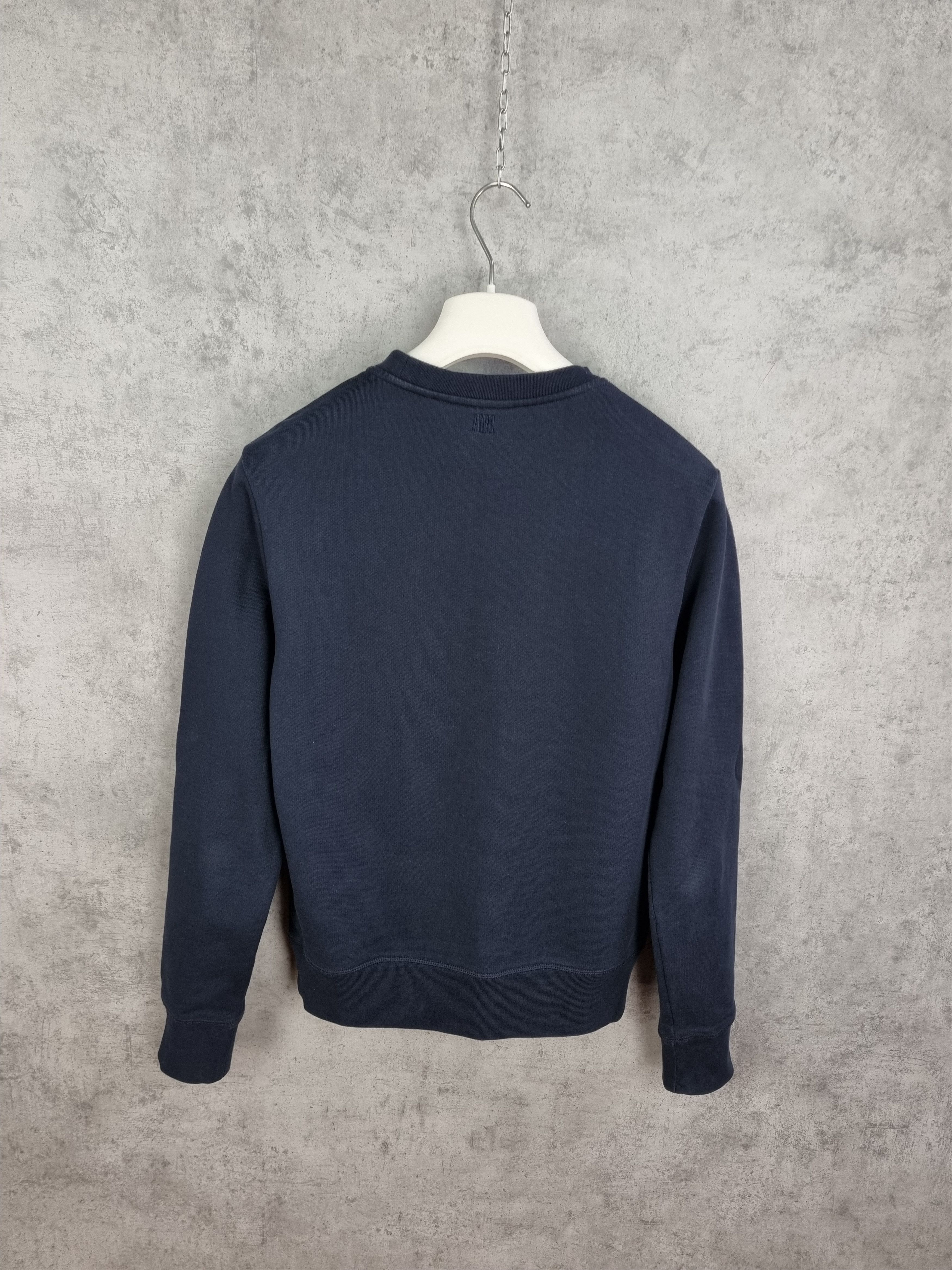 AMI AMI Spellout Embroidered Big Logo Sweatshirt Size S / US 4 / IT 40 - 12 Thumbnail