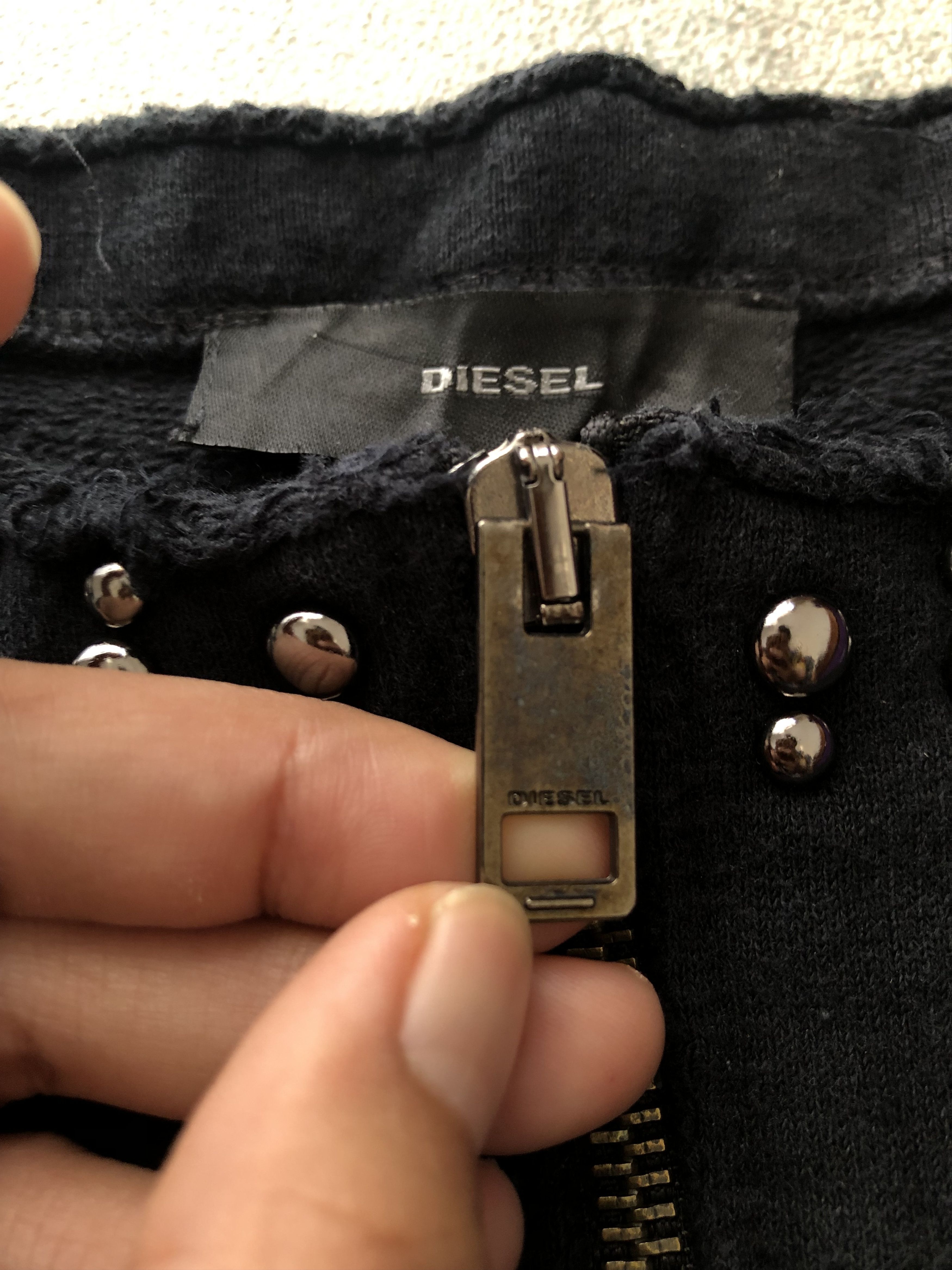 Diesel × Vintage Diesel Dress Black Studded Style Size M / US 6-8 / IT 42-44 - 5 Thumbnail