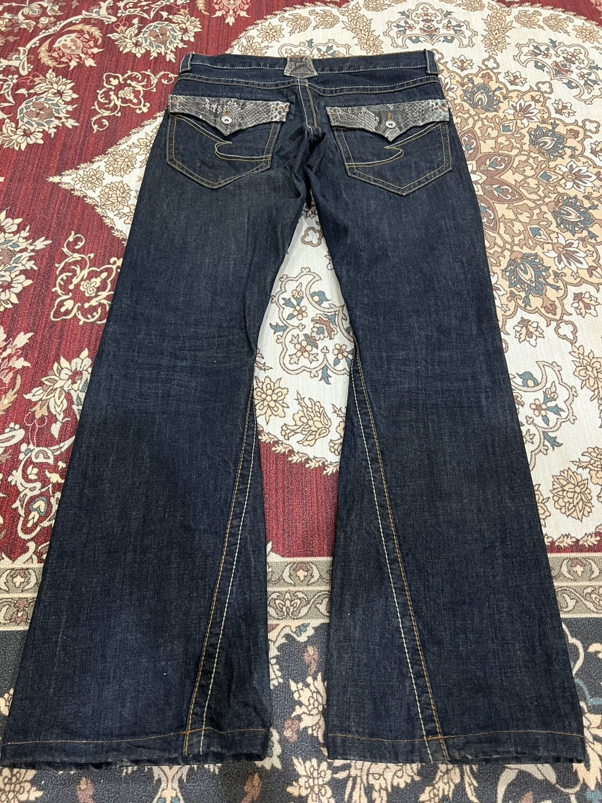 semanticdesign 💥Flare💥Semantic Designs Flare Denim Jean Japan Size US 33 - 2 Thumbnail