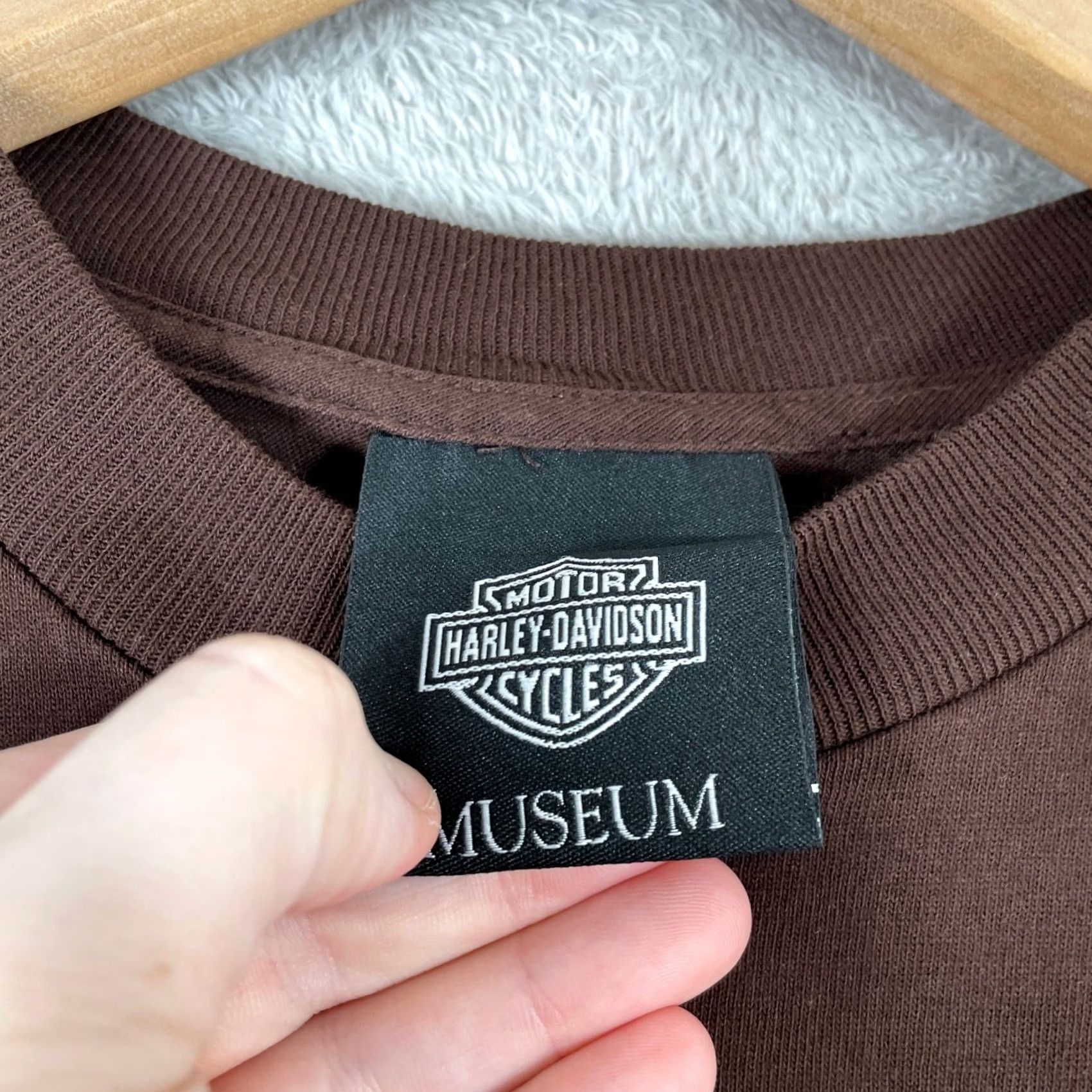 Harley Davidson VINTAGE Harley Davidson T Shirt Mens Medium Brown Graphic Milwaukee WI Cotton Size US M / EU 48-50 / 2 - 4 Thumbnail