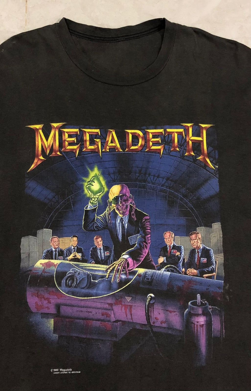 Band Tees × Megadeth × Vintage Vintage Megadeth 90s Tshirt Size US M / EU 48-50 / 2 - 8 Thumbnail