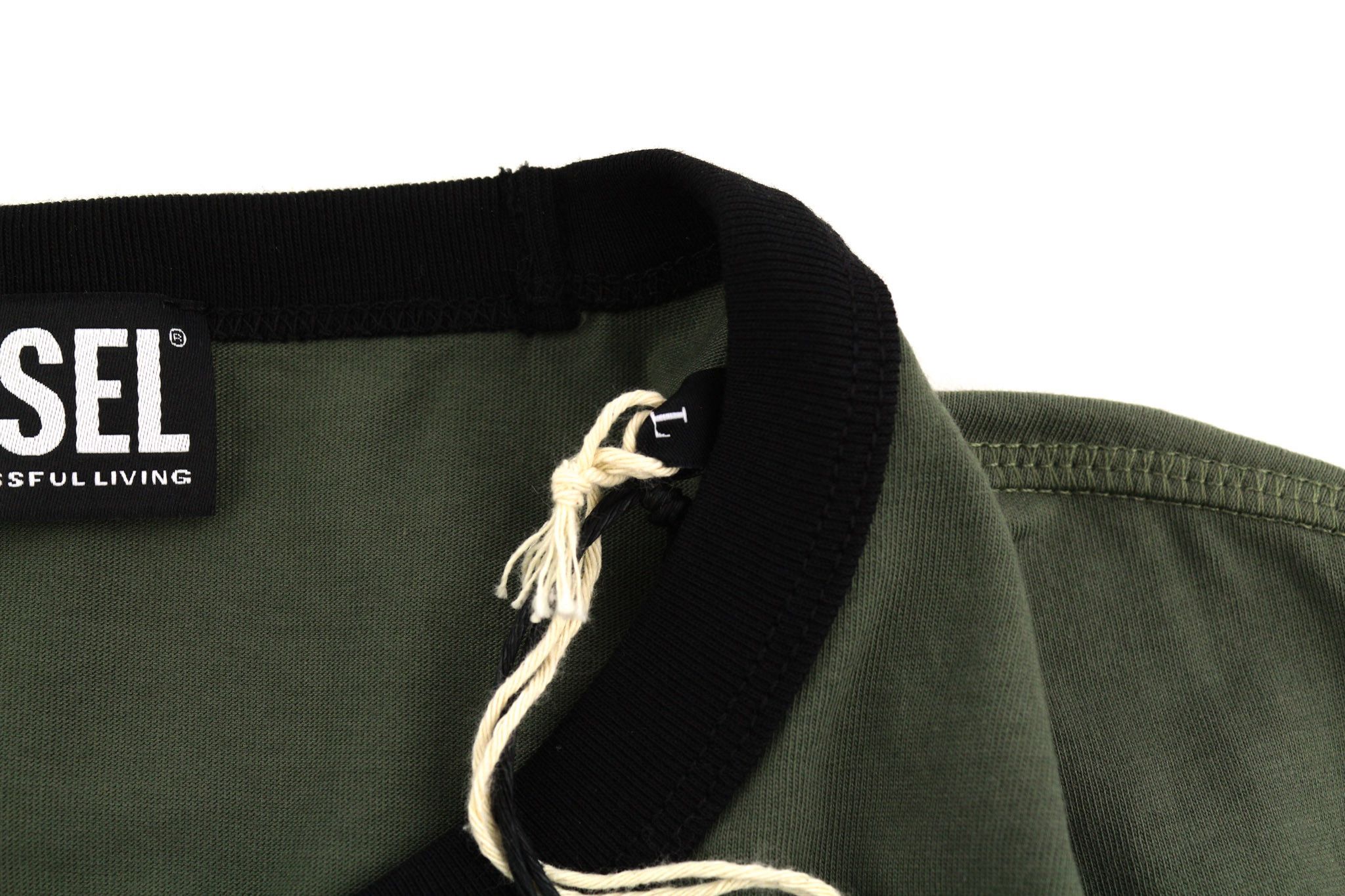 Diesel T-DIEGOR-C3 L Crew Neck Tricot Logo Dark T-Shirt 40319 Size US L / EU 52-54 / 3 - 6 Thumbnail