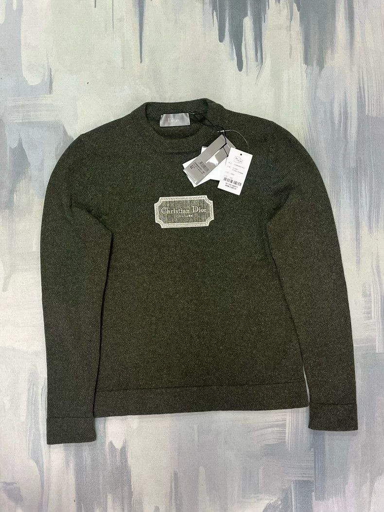 Dior Dior Letter logo blade series shield round-neck knitted sw Size US XS / EU 42 / 0 - 1 Thumbnail