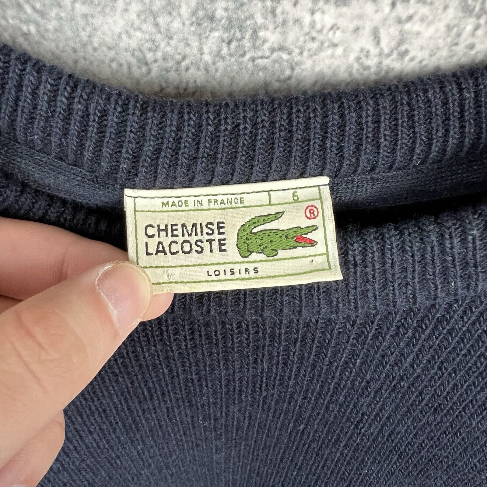 Lacoste Lacoste Vintage Sweater Men's Size 6 Long Sleeve Size US L / EU 52-54 / 3 - 2 Thumbnail