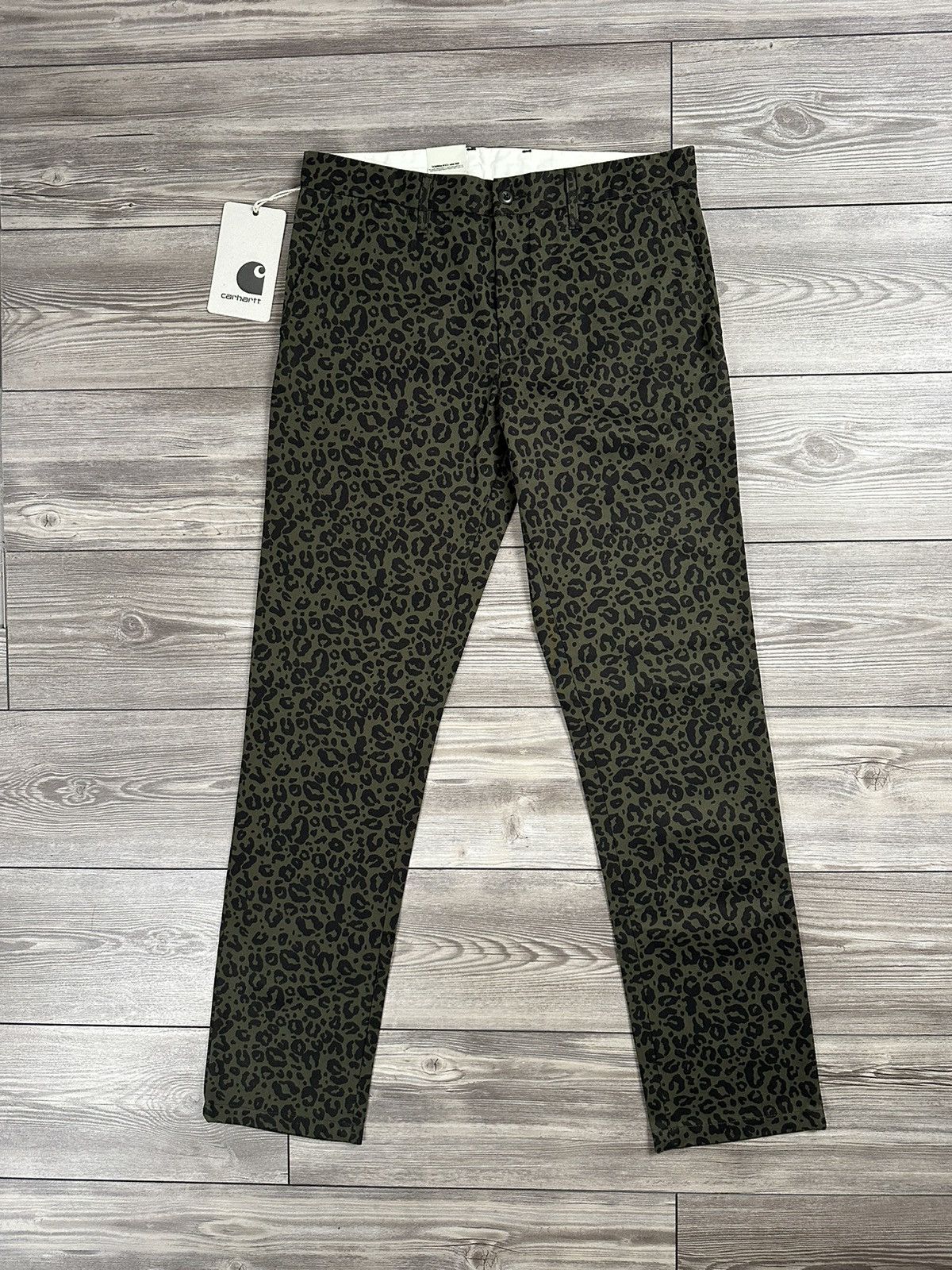 Carhartt × Carhartt Wip Carhartt WIP Panther Print Johnson Pants Size US 35 - 1 Thumbnail