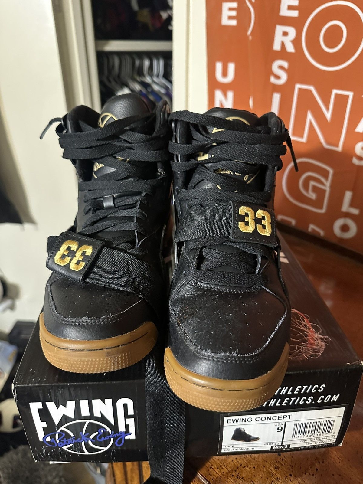 NBA × Vintage Vintage NBA Patrick Ewing concept 00s size 9 Size US 9 / EU 42 - 3 Thumbnail