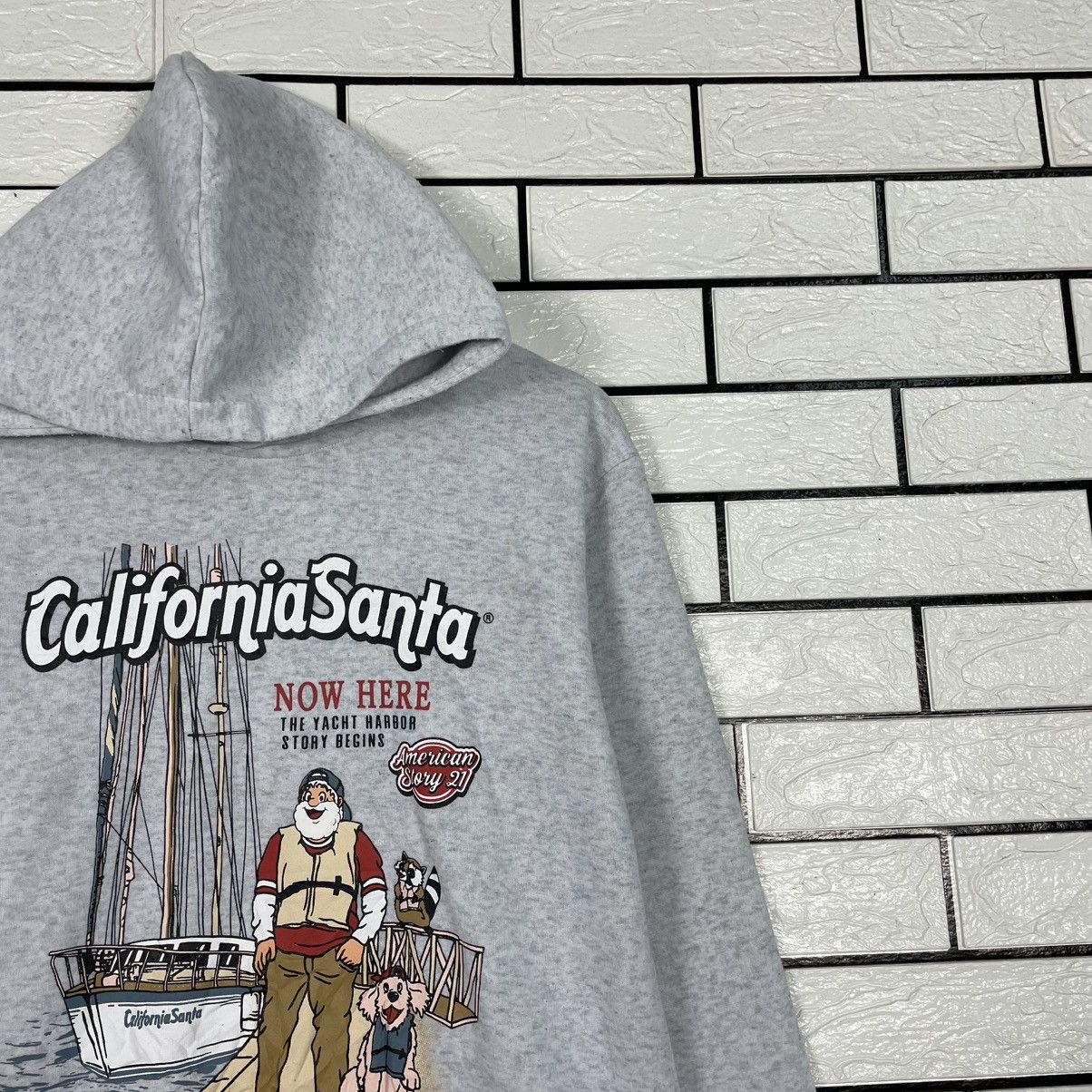 Japanese Brand California Santa Big Print Hoodie Size US M / EU 48-50 / 2 - 5 Thumbnail