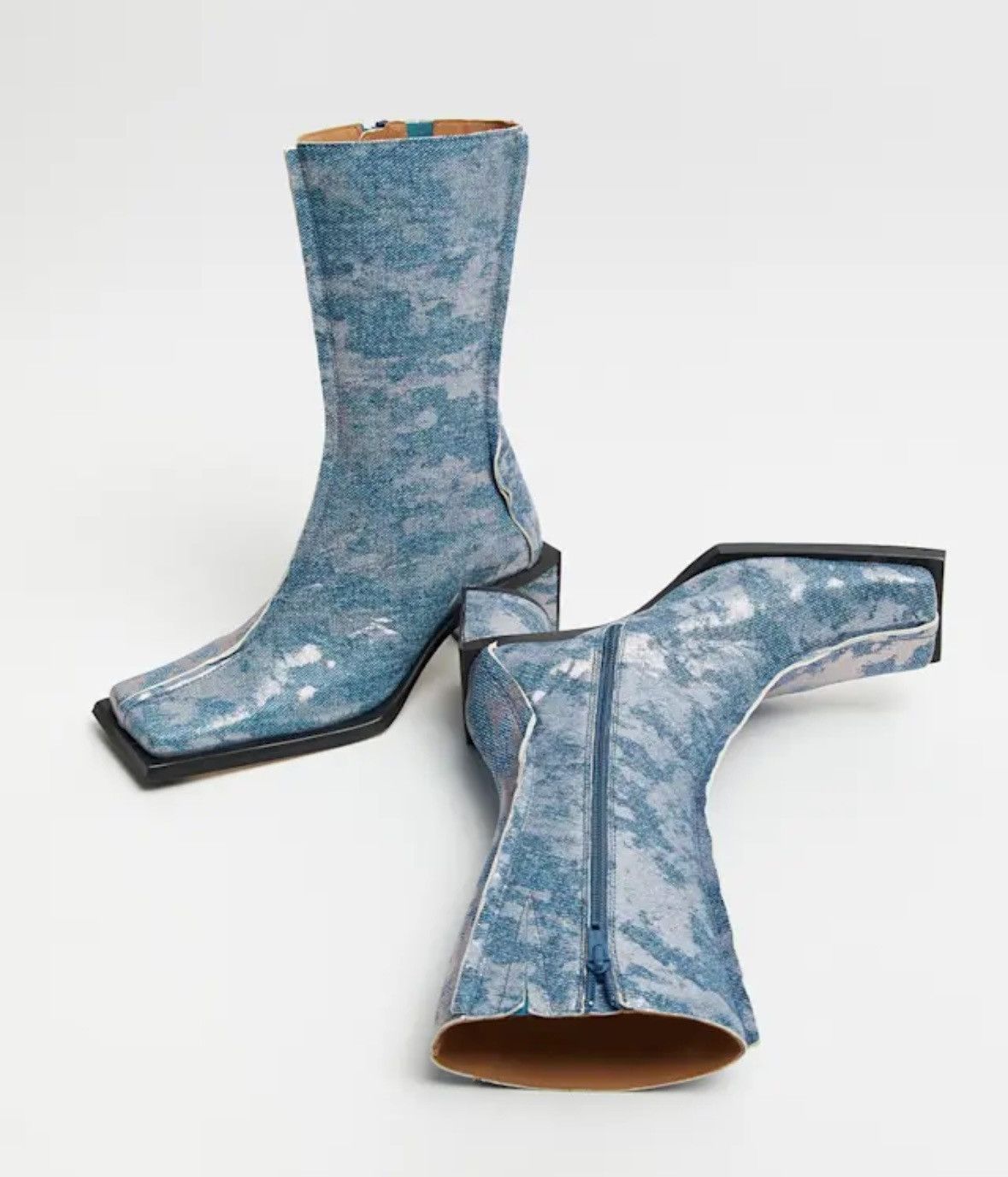 Miista Miista Reiko Denim Boots Size US 9 / IT 39 - 6 Thumbnail