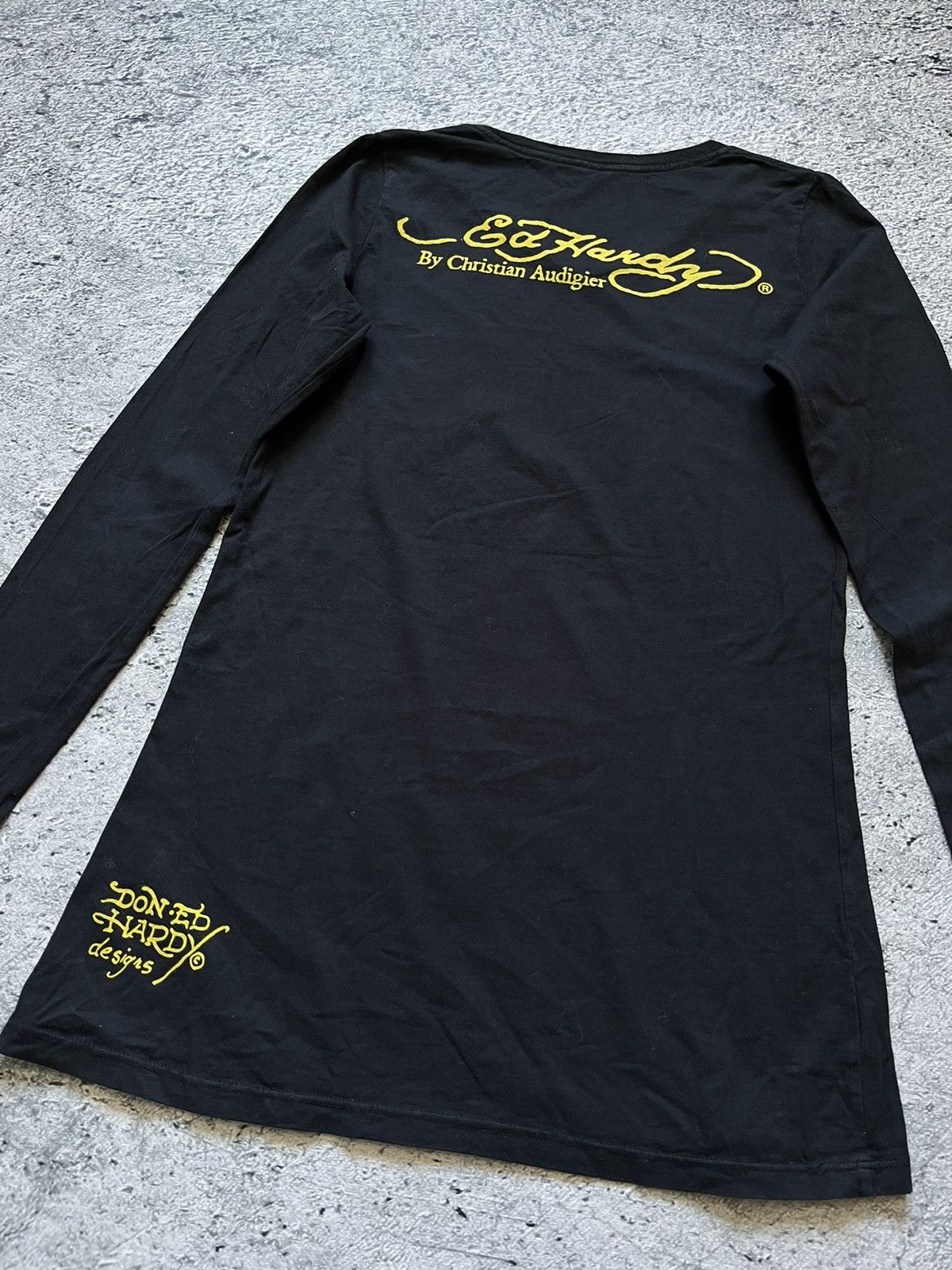 Ed Hardy Ed Hardy By Christian Audigier Tattos Long Sleeve Y2K USA Size US M / EU 48-50 / 2 - 6 Thumbnail
