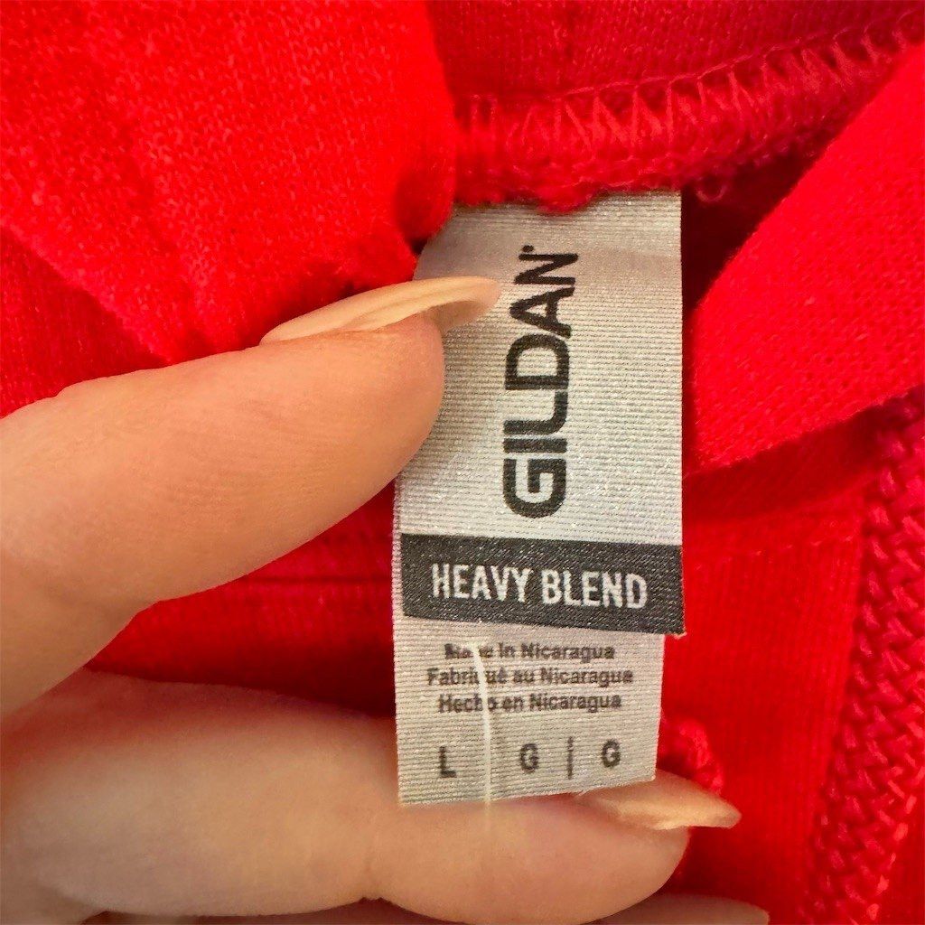 Gildan Gildan Hoodie Unisex Adults Size L Red Marilyn Monroe Banda Size L / US 10 / IT 46 - 4 Thumbnail