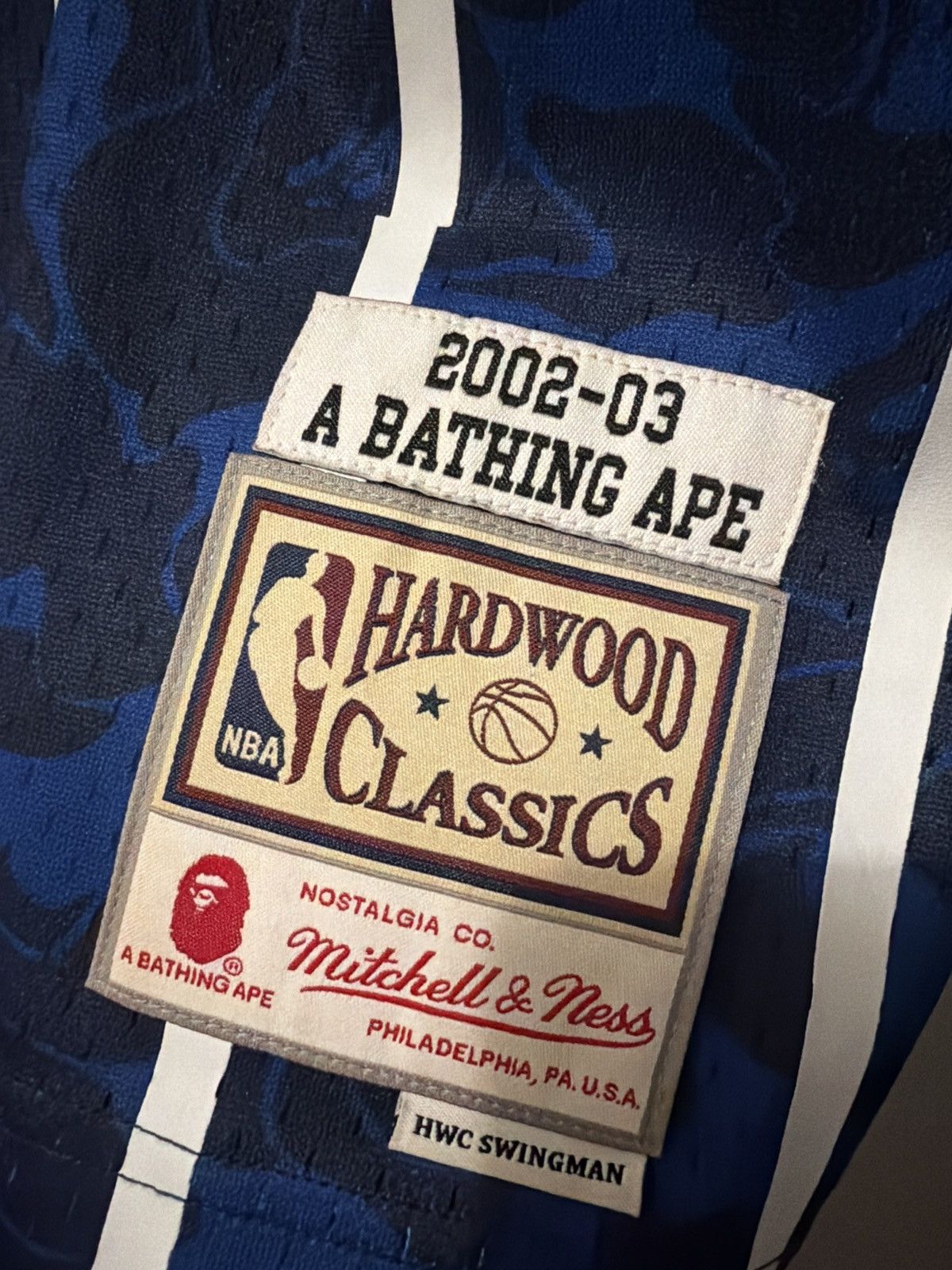 Bape × Mitchell & Ness × NBA Bape x Mitchell & Ness Rockets jersey Size US L / EU 52-54 / 3 - 3 Thumbnail