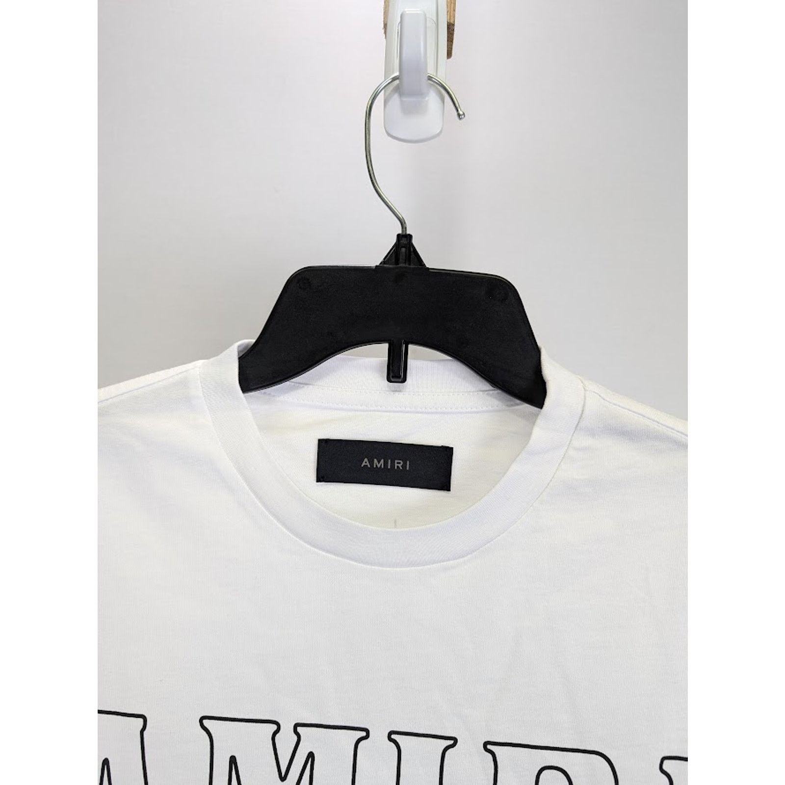 Amiri o1rshd1 Q:2 / Sun Long Sleeve Tee T-Shirt in White Size US XXL / EU 58 / 5 - 6 Thumbnail