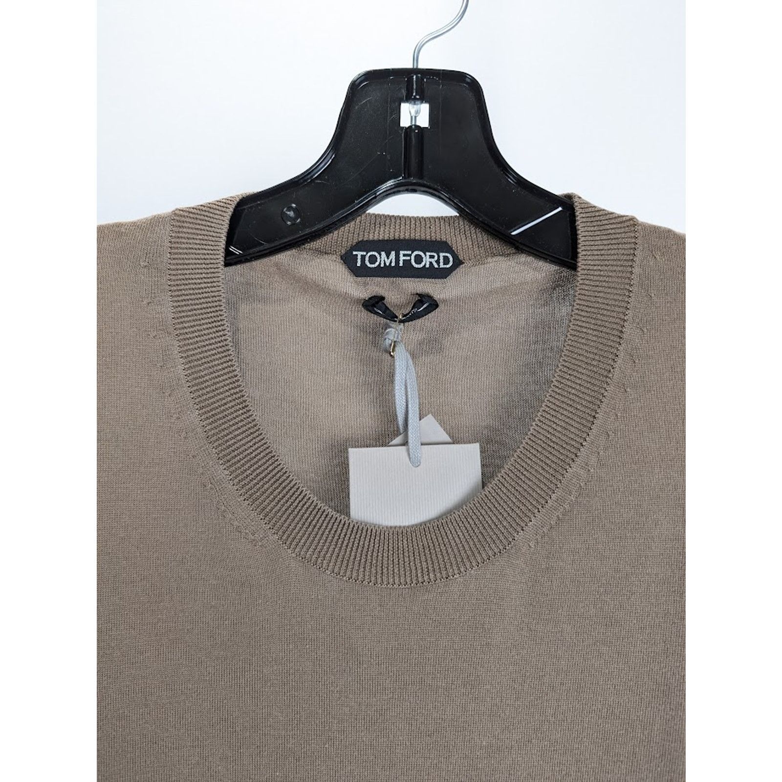 Tom Ford o1rshd1 Short Sleeve T-Shirt in Camel Size US L / EU 52-54 / 3 - 3 Thumbnail