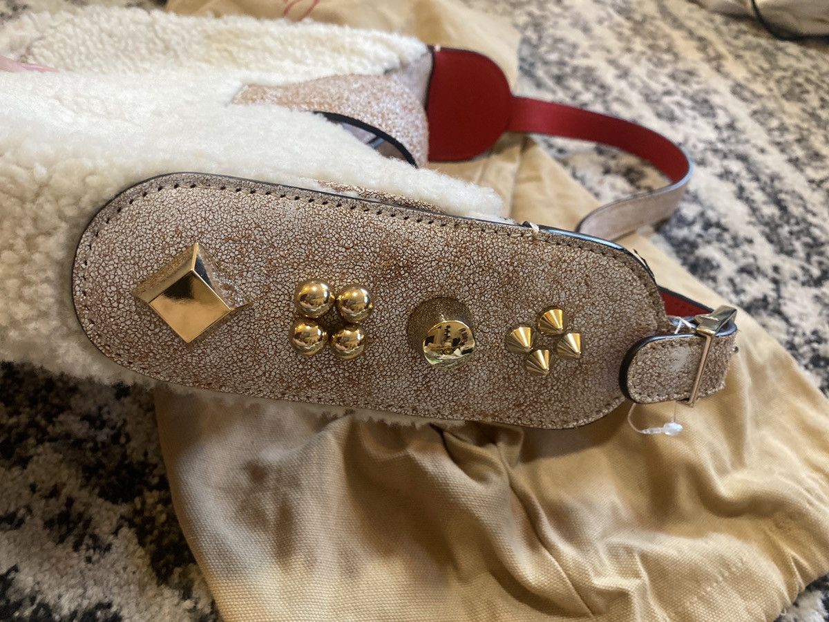 Christian Louboutin Carasky Mini Genuine Shearling Bag