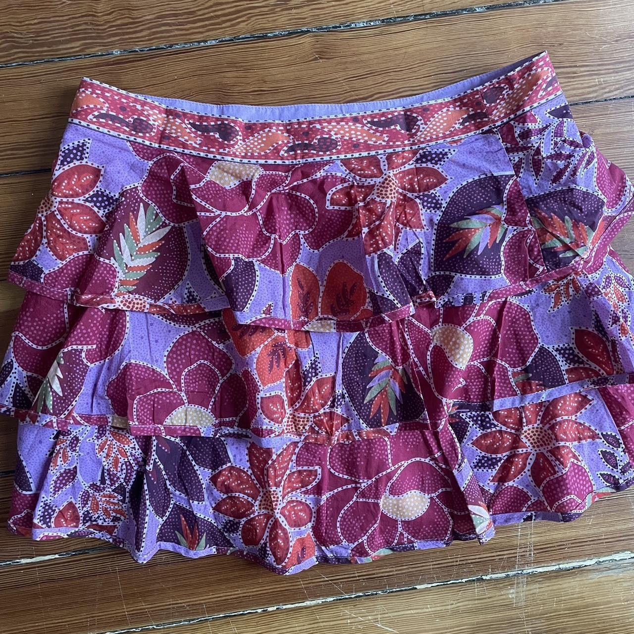 Farm Rio Farm Rio floral Mini Skirt Size 28" / US 6 / IT 42 - 7 Thumbnail