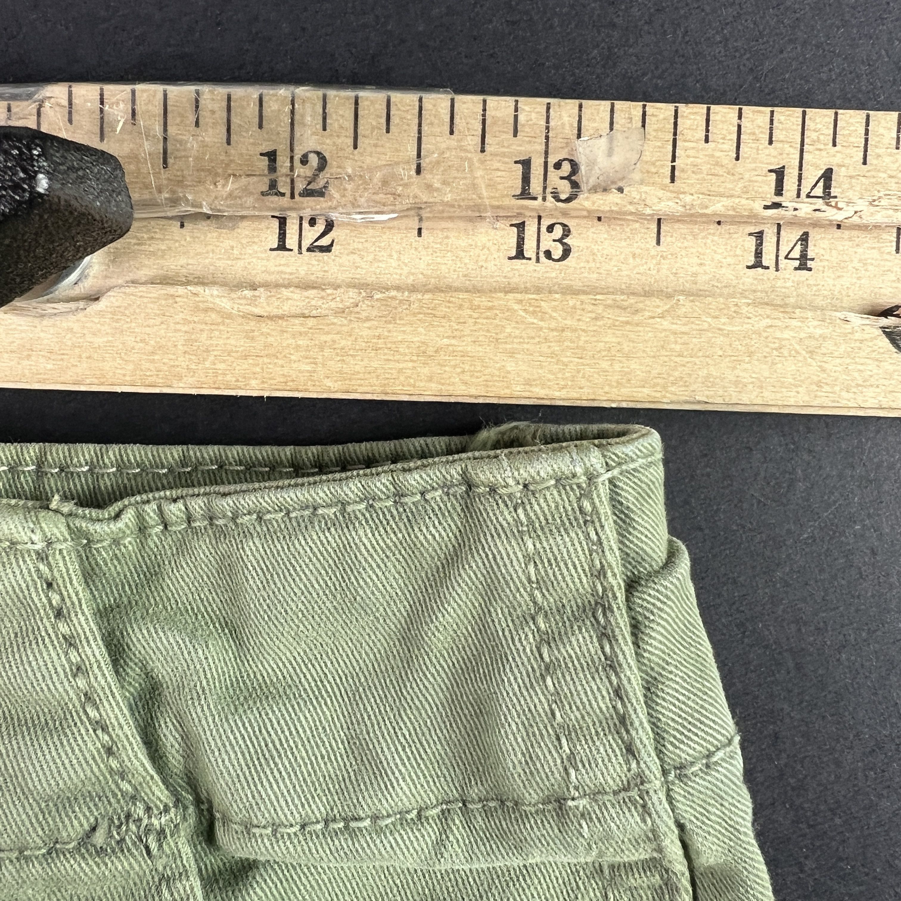 MOTHER Mother Pants Women High Rise Private Patch Pocket Ankle Fray Size 24" / US 00 / IT 34 - 23 Thumbnail